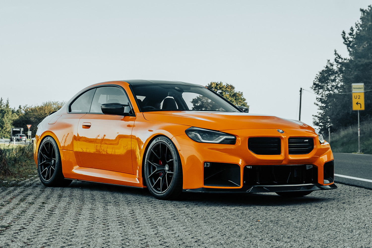 Modified BMW G87 M2 Papaya Orange