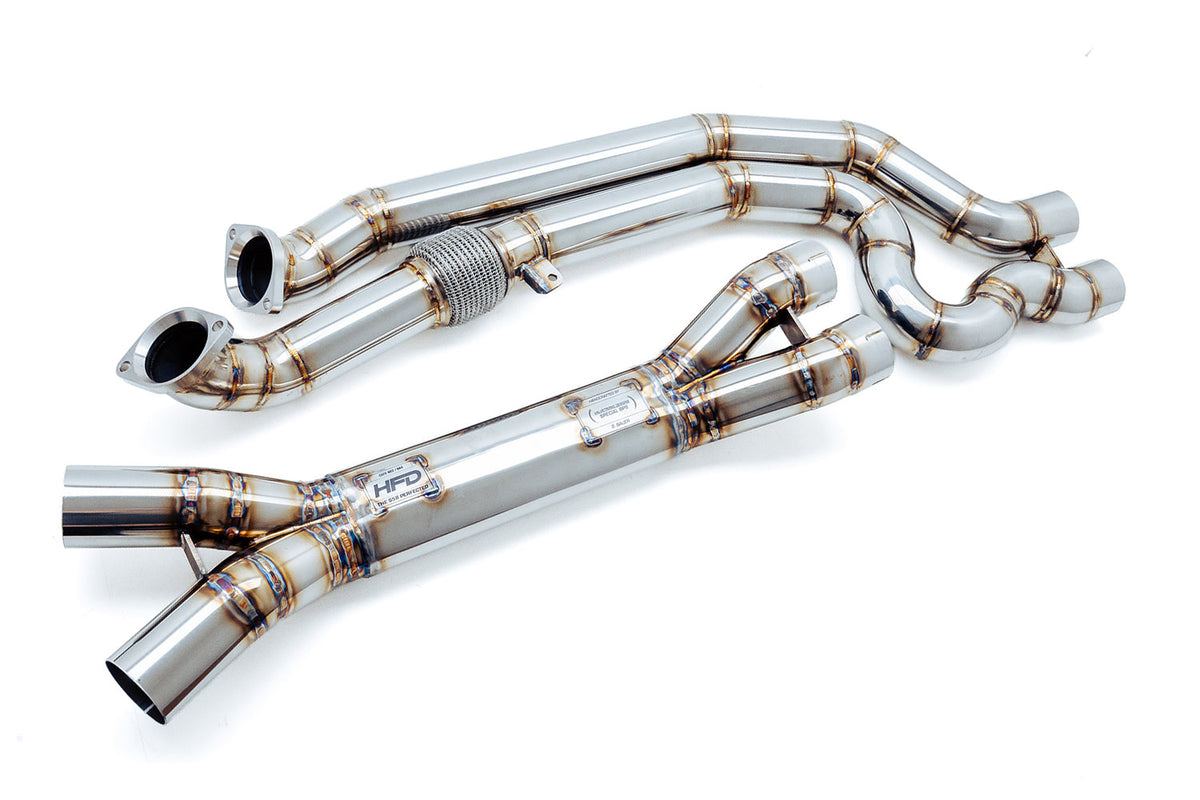 Valvetronic Designs HFD Midpipe for the BMW G80 M3 and G82 M4
