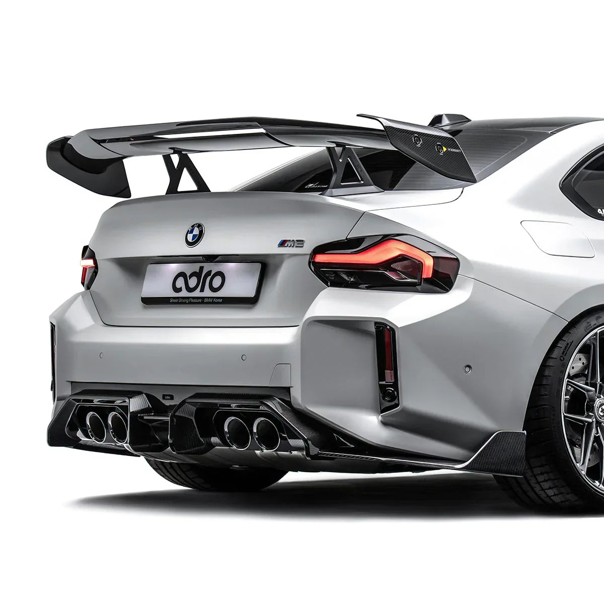 Adro Inc BMW G87 M2 & G42 2 Series AT-R3 Swan Neck Rear Wing
