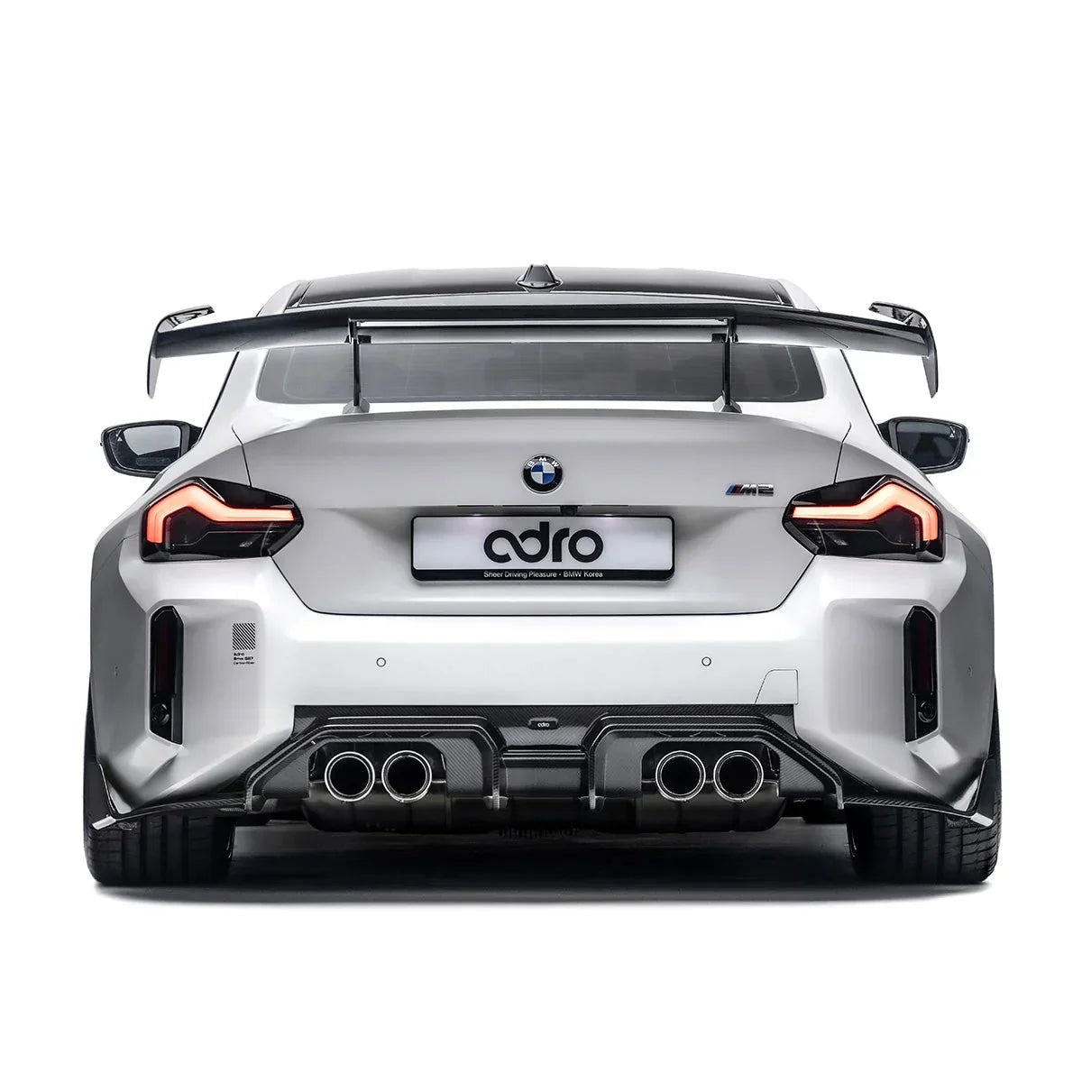 Adro Inc BMW G87 M2 & G42 2 Series AT-R3 Swan Neck Rear Wing