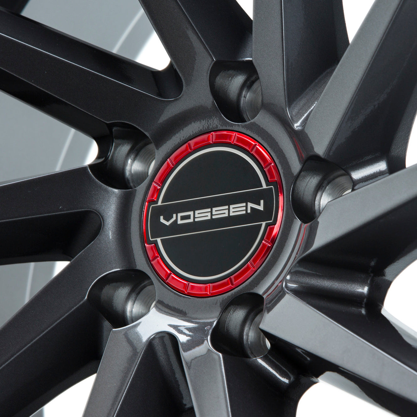 Vossen Classic Billet Sport Cap for CV/VF/HF Series Wheels (Vossen Red)