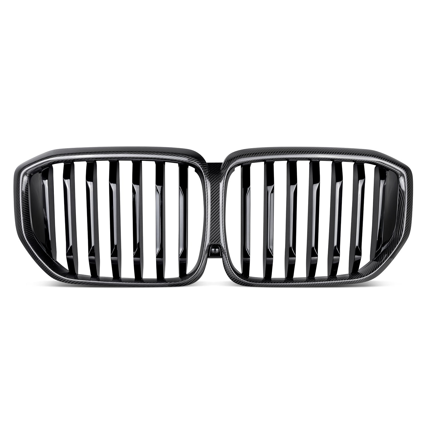 MHC+ BMW G05 LCI X5 Single Slat Pre Preg Carbon Fibre Front Grille