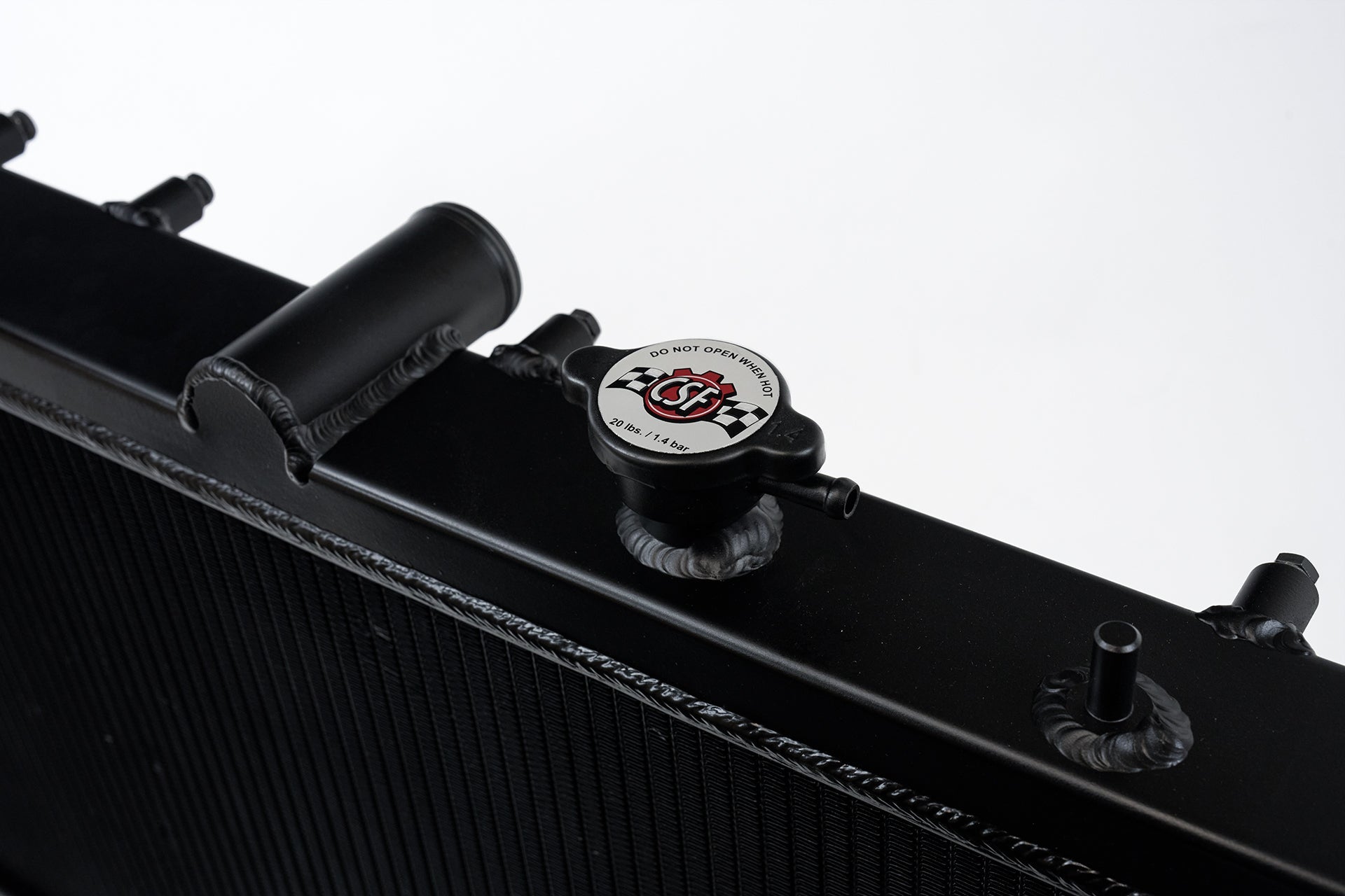 CSF 02-07 Subaru Impreza WRX/STI All-Aluminum Radiator - w/ filler neck - Black