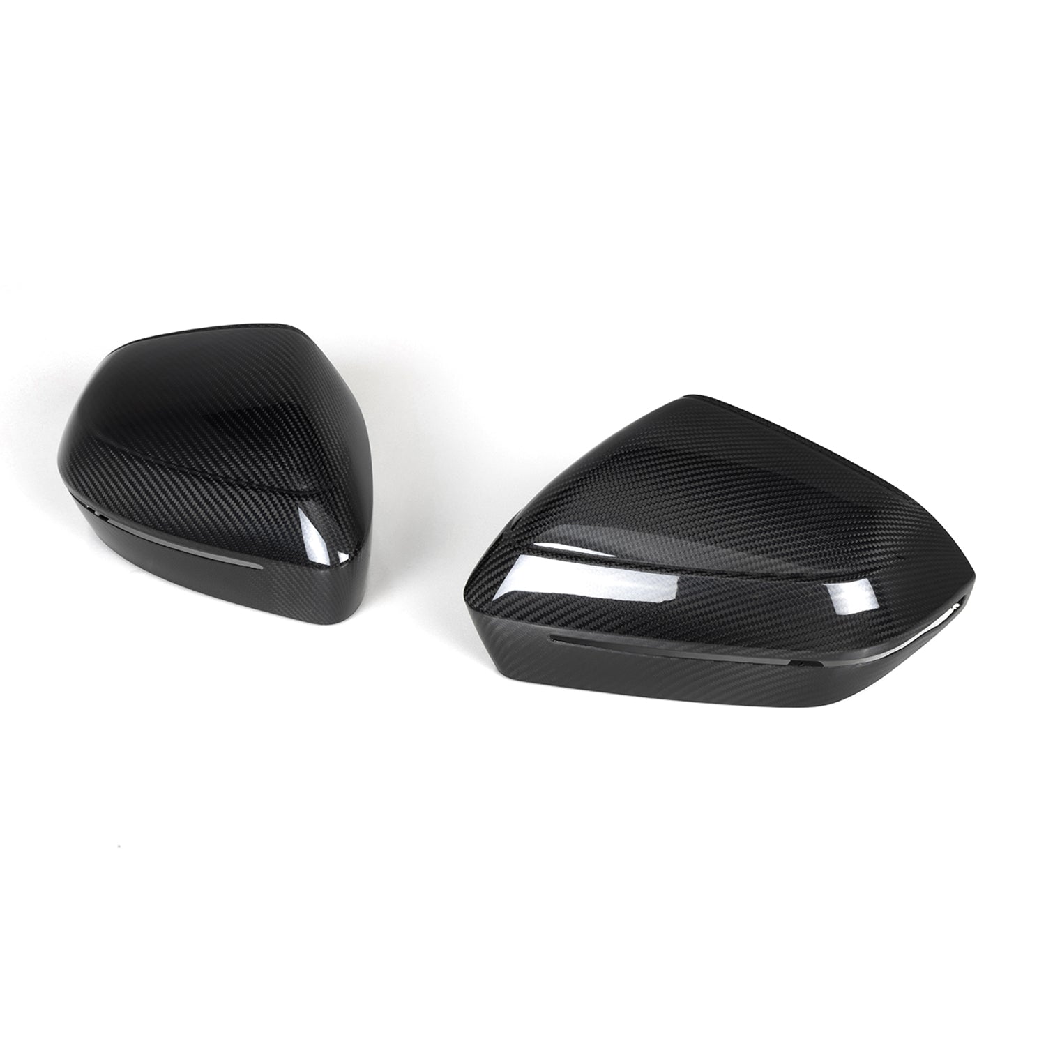 MHC+ BMW G60 5 Series Pre Preg Carbon Fibre OEM Style Mirror Cover (LHD)
