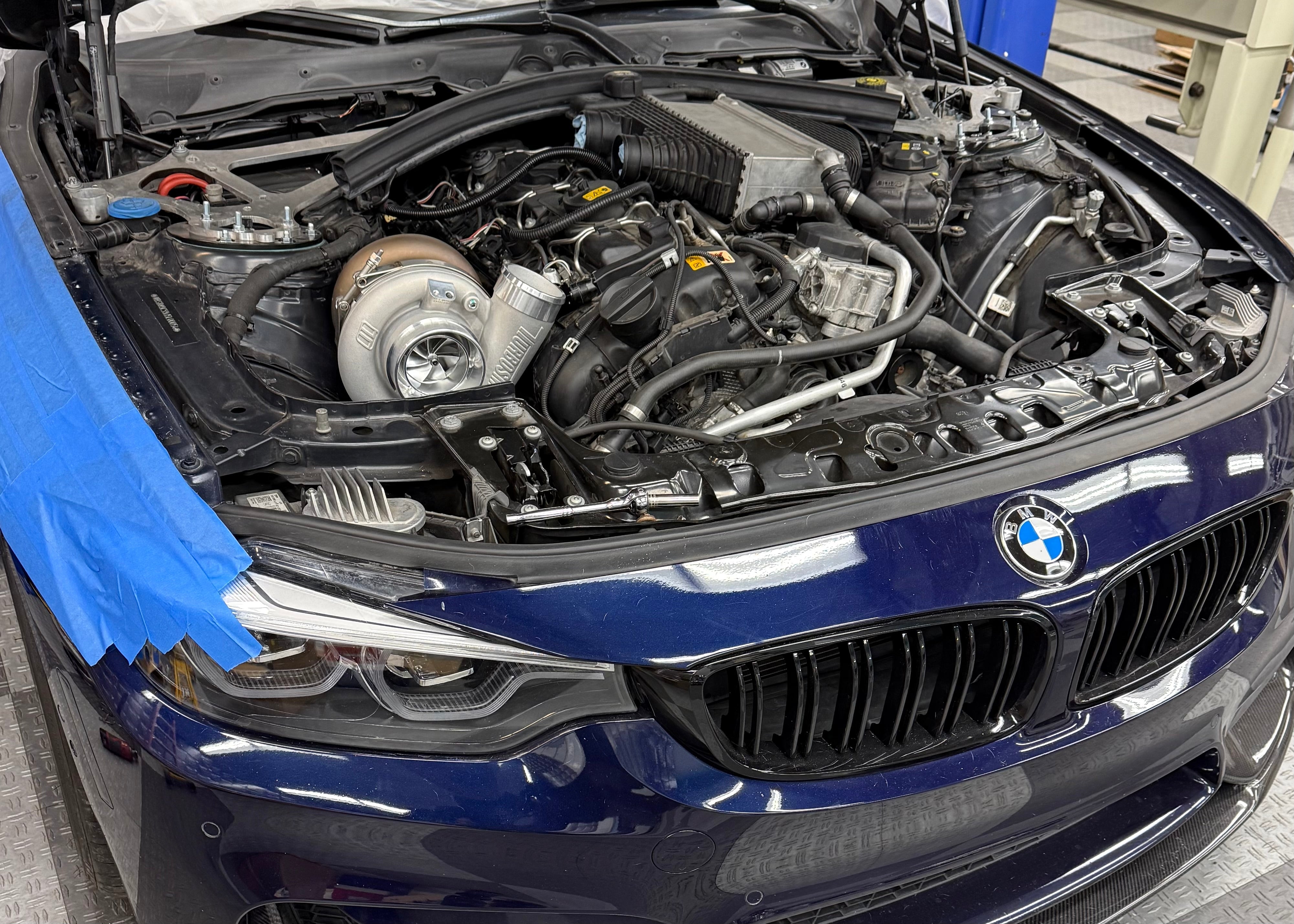 DOC Race BMW S55 Single Turbo Kit For F80 M3, F82/F83 M4 & F87 M2 Competition (Left-Hand Drive)