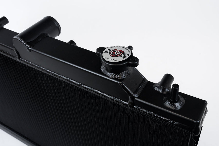 CSF 08-14 Subaru WRX / STI / 15-21 WRX 1-Row 31mm High-Performance Radiator - Black