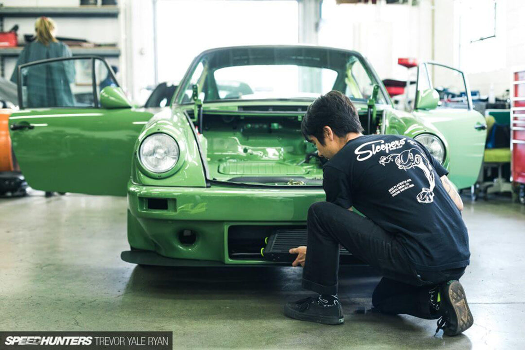 CSF Universal Dual-Pass Oil Cooler / IROC Porsche / M22x1.5 / 24L x 5.75H x 2.16W