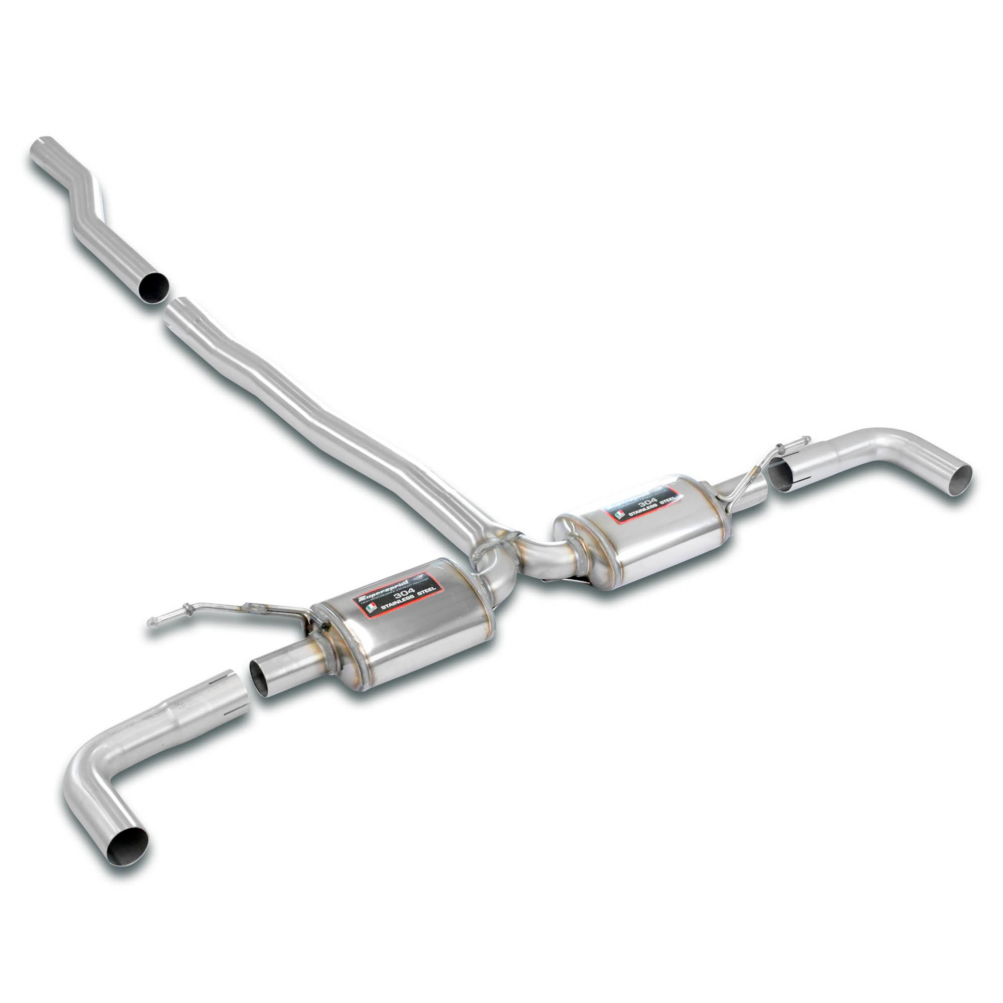 Supersprint BMW F46 2 Series Rear Exhaust