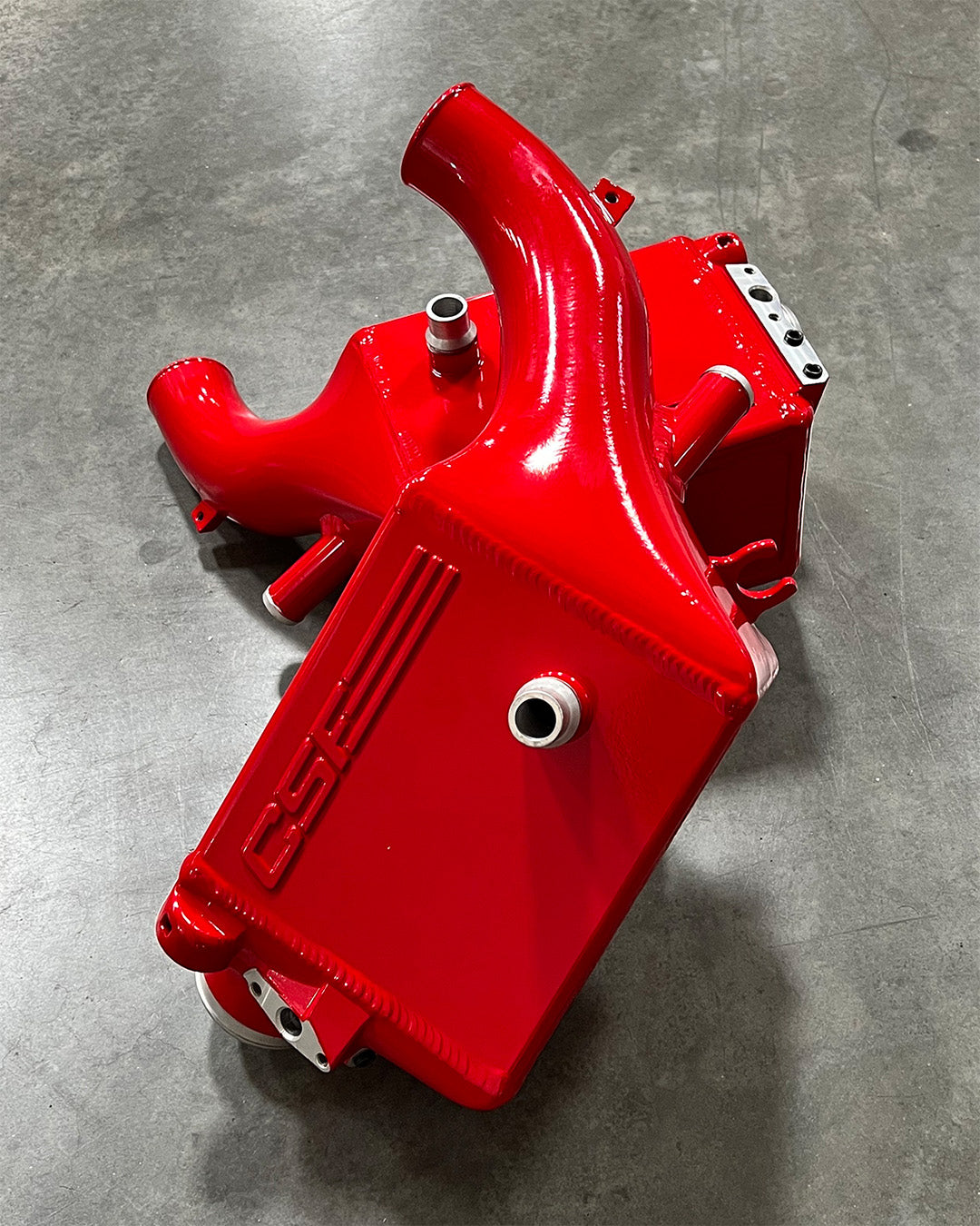 CSF #8315 BMW X5M / X6M / XM High-Performance Charge-Air-Coolers custom finish - Bengal Red Gloss +$200.00