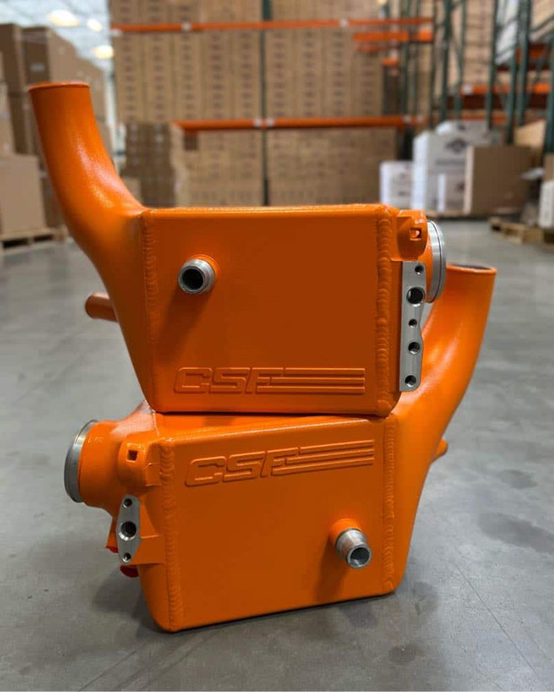 CSF #8315 BMW X5M / X6M / XM High-Performance Charge-Air-Coolers custom finish - Fire Orange Matte (RAAL 2011) +$200.00