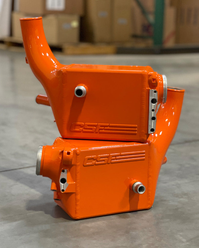 CSF #8315 BMW X5M / X6M / XM High-Performance Charge-Air-Coolers custom finish - Fire Orange +$200.00