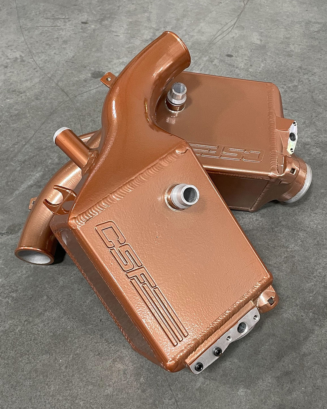 CSF #8315 BMW X5M / X6M / XM High-Performance Charge-Air-Coolers custom finish - Vintage Rose +$200.00