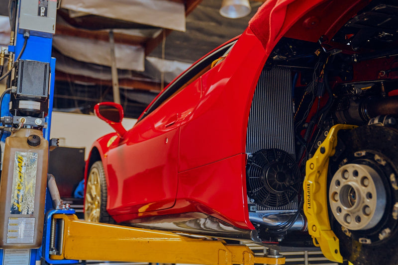 CSF Ferrari 488 / Pista / F8 Twin Intercooler Set - Raw Billet