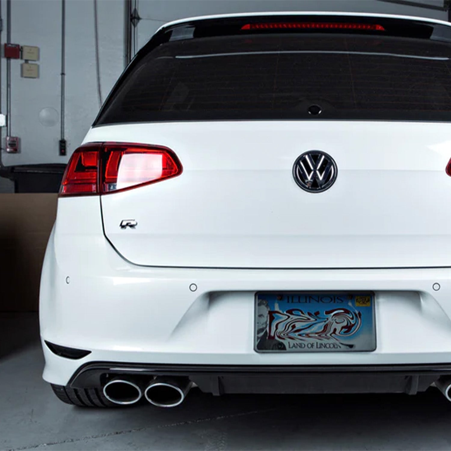 Acexxon VW Golf R Mk7 Black Slatted Rear Reflector Inserts