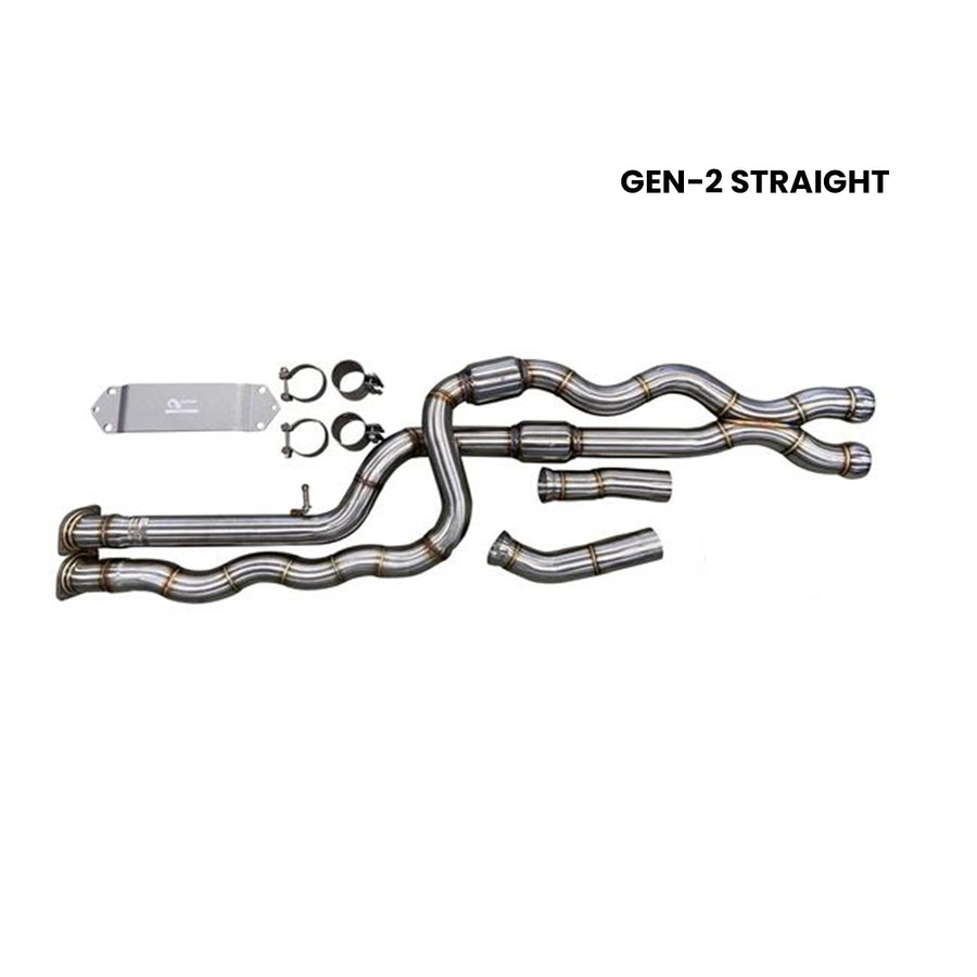 Active Autowerke BMW F87 M2 Competition Equal Length Exhaust Midpipe - Gen-2 Straight