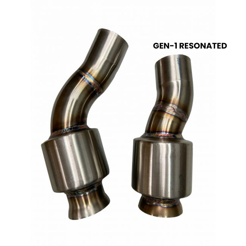 Active Autowerke BMW F87 M2 Competition Equal Length Exhaust Midpipe - Gen-1 Resonated