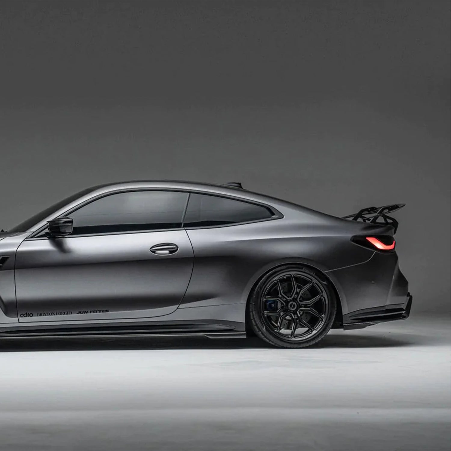 Adro BMW M4 G82 Dry Carbon Fibre Swan Neck Rear Wing