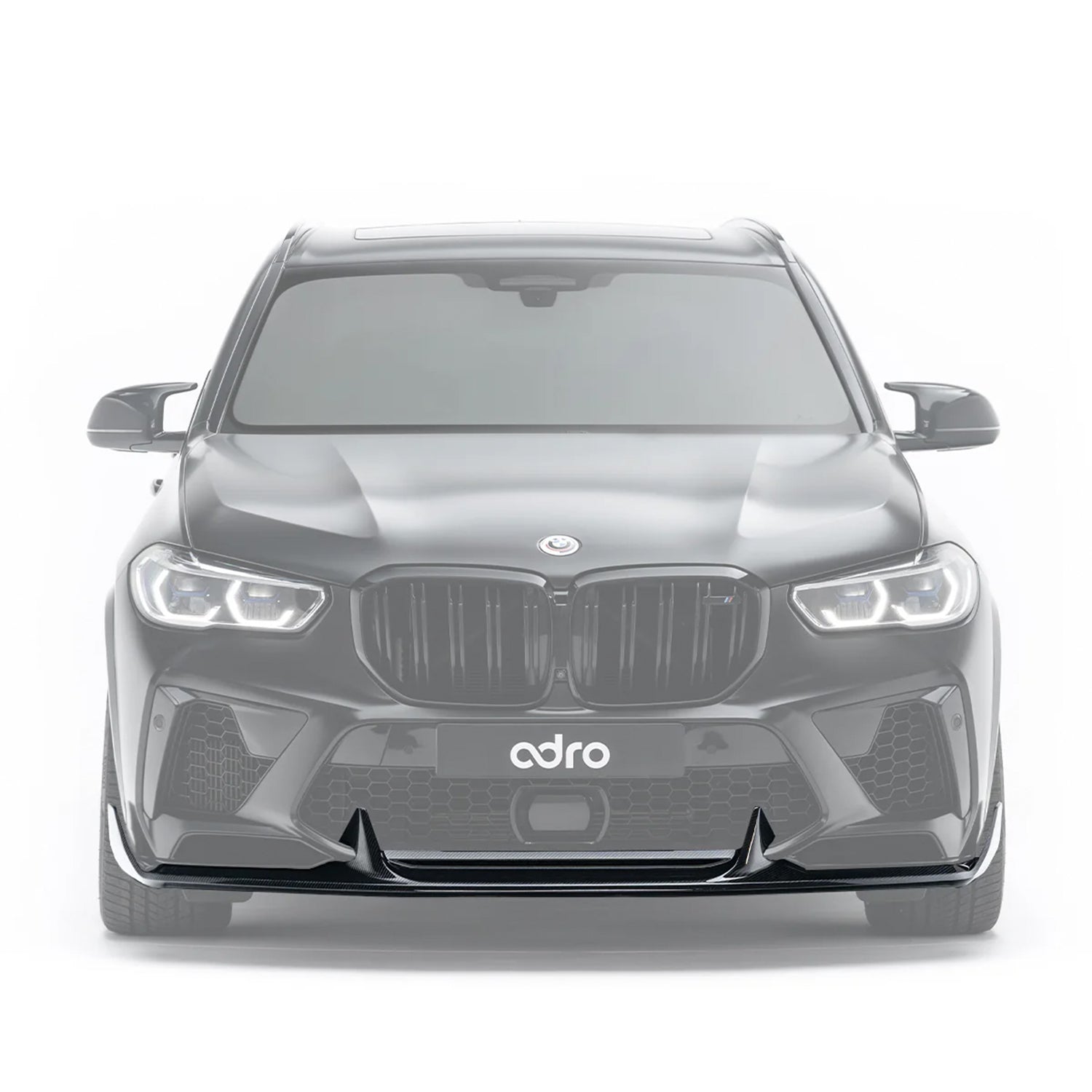 Adro Inc BMW F95 X5M Pre-LCI Gloss Carbon Fibre Front Splitter