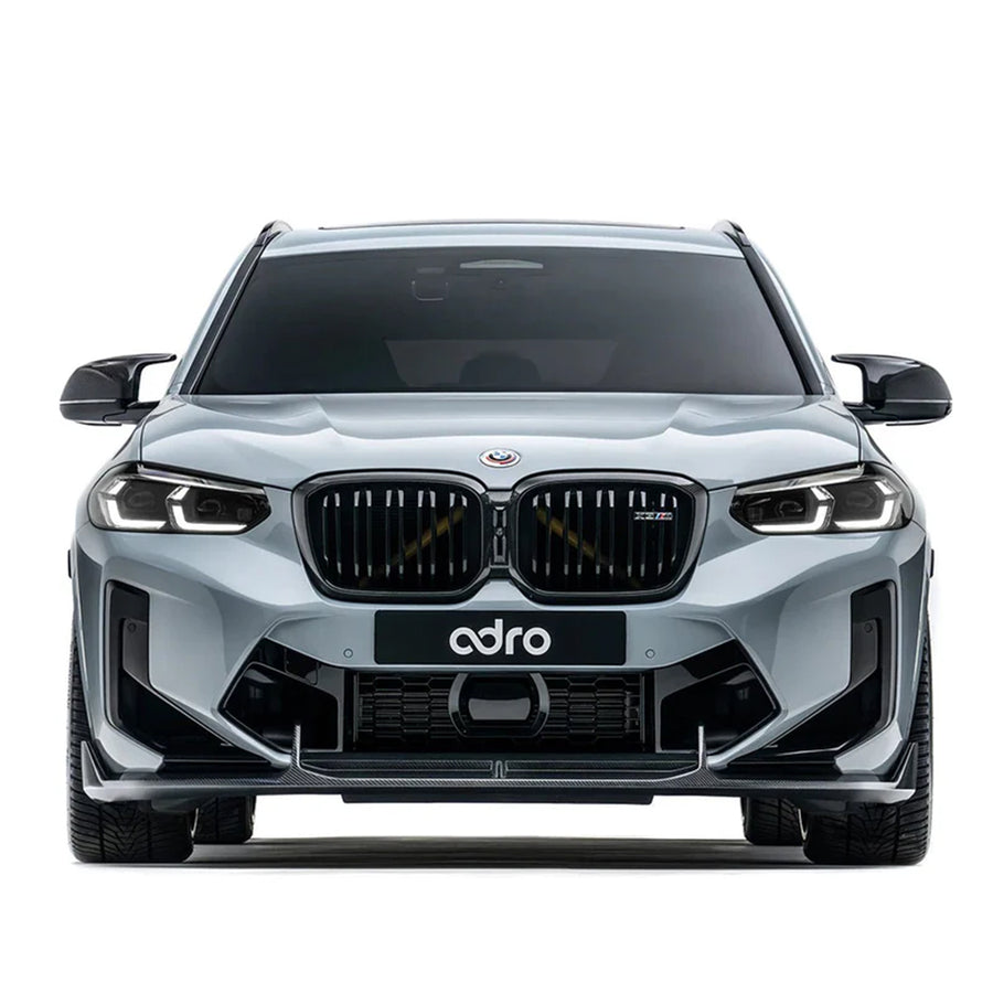 Adro Inc BMW F97 X3M LCI Gloss Carbon Fibre Front Splitter