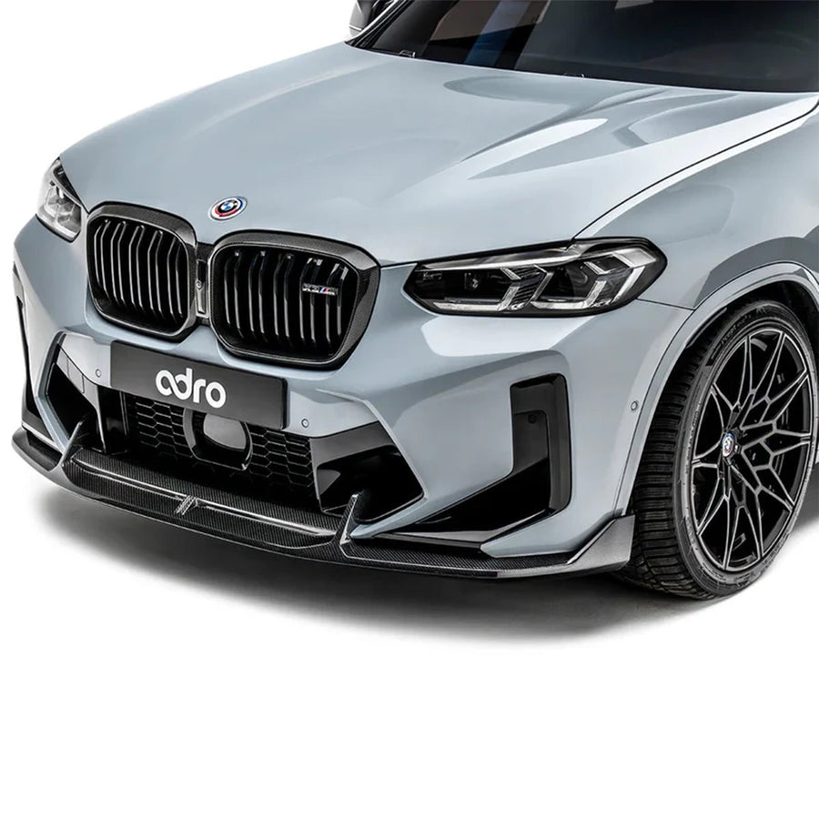 Adro Inc BMW F97 X3M LCI Gloss Carbon Fibre Front Splitter