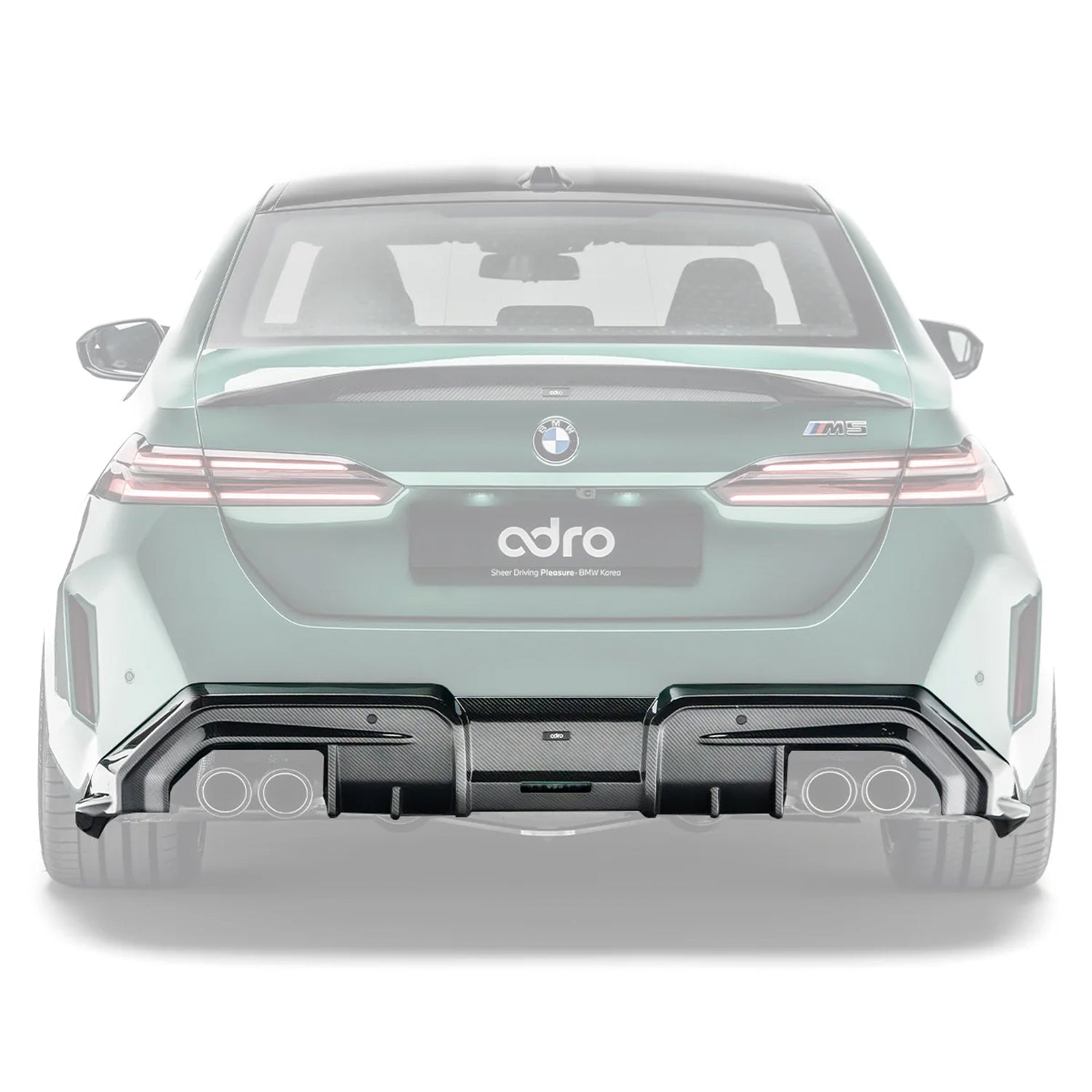 Adro Inc BMW G90 & G99 M5 Gloss Carbon Fibre Rear Diffuser