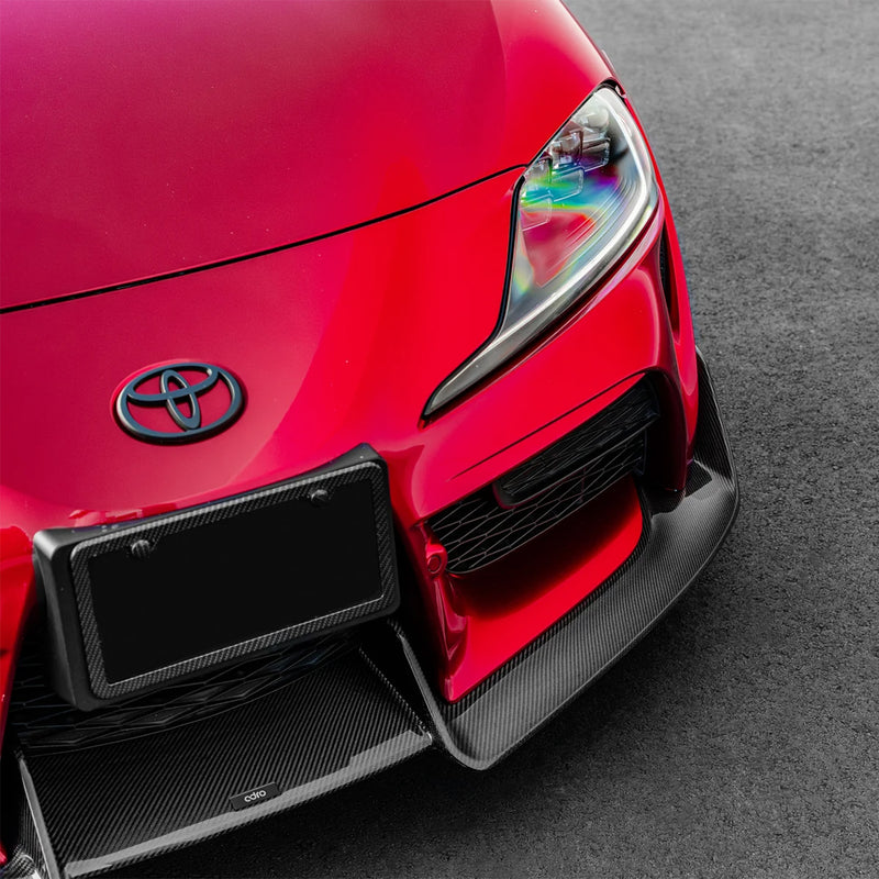 Adro Inc Toyota GR Supra A90 Gloss Carbon Fibre Front Splitter