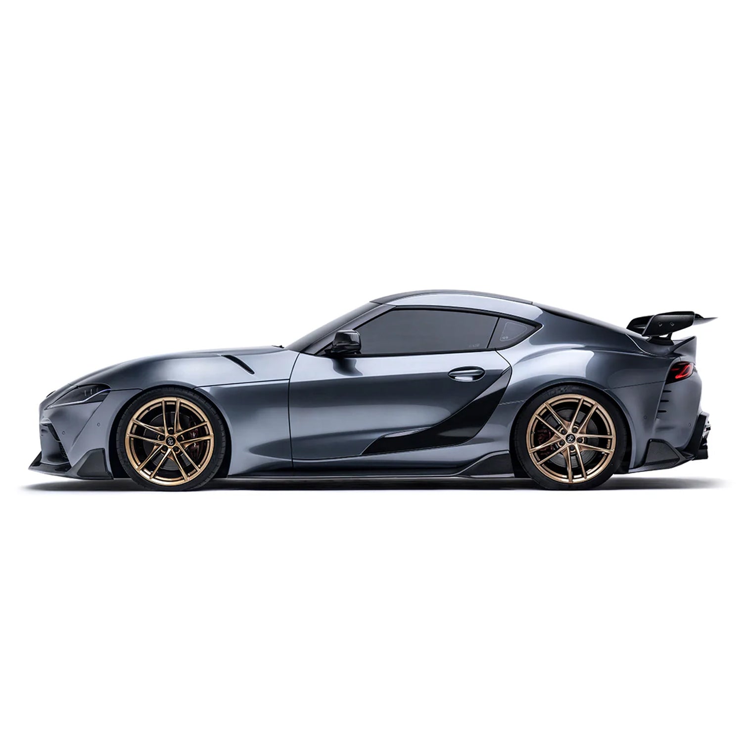 Adro Inc Toyota GR Supra A90 Gloss Carbon Fibre Side Skirts