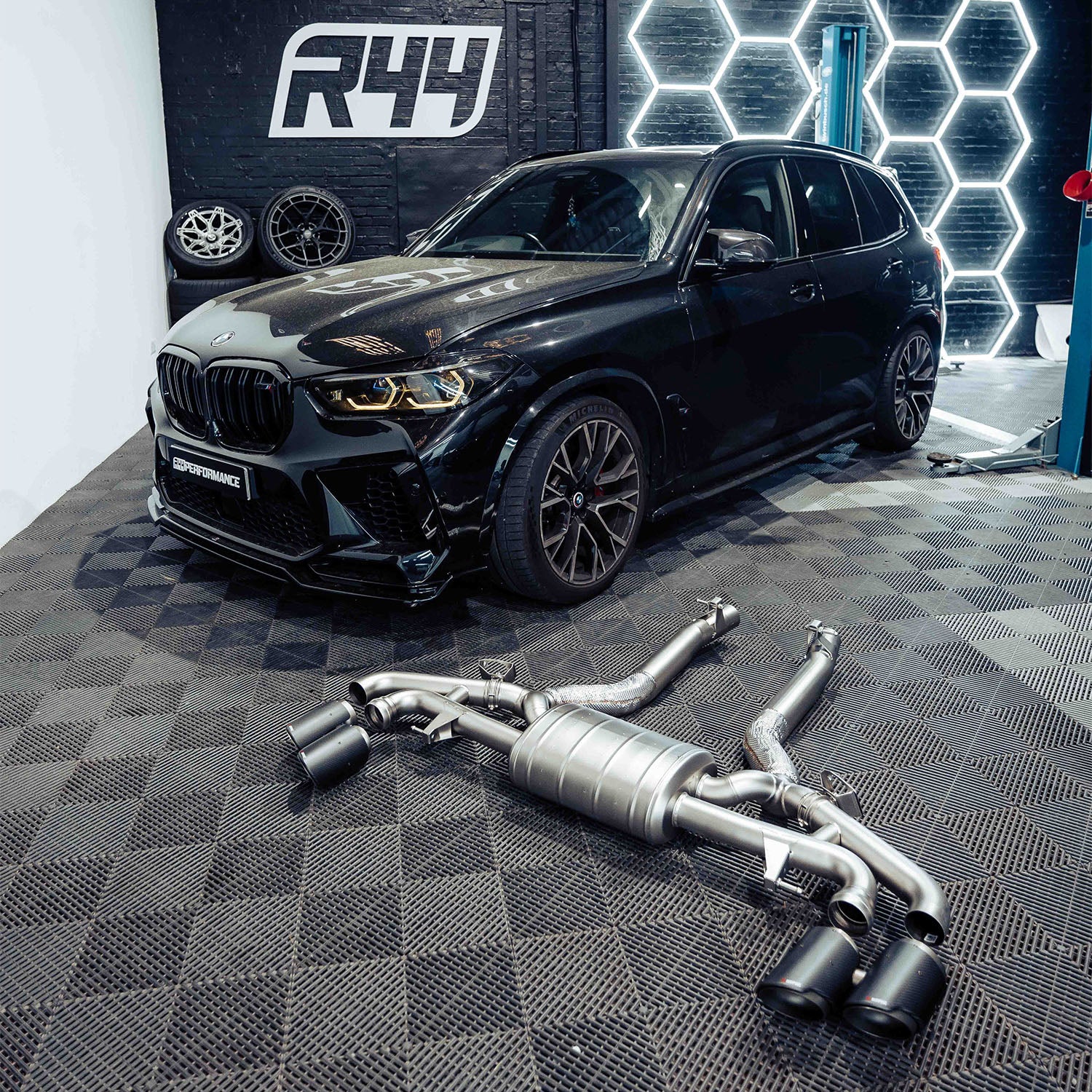 Akrapovic BMW F95 X5M & F96 X6M Competition Titanium Slip-On Line Exhaust (2021-2023)