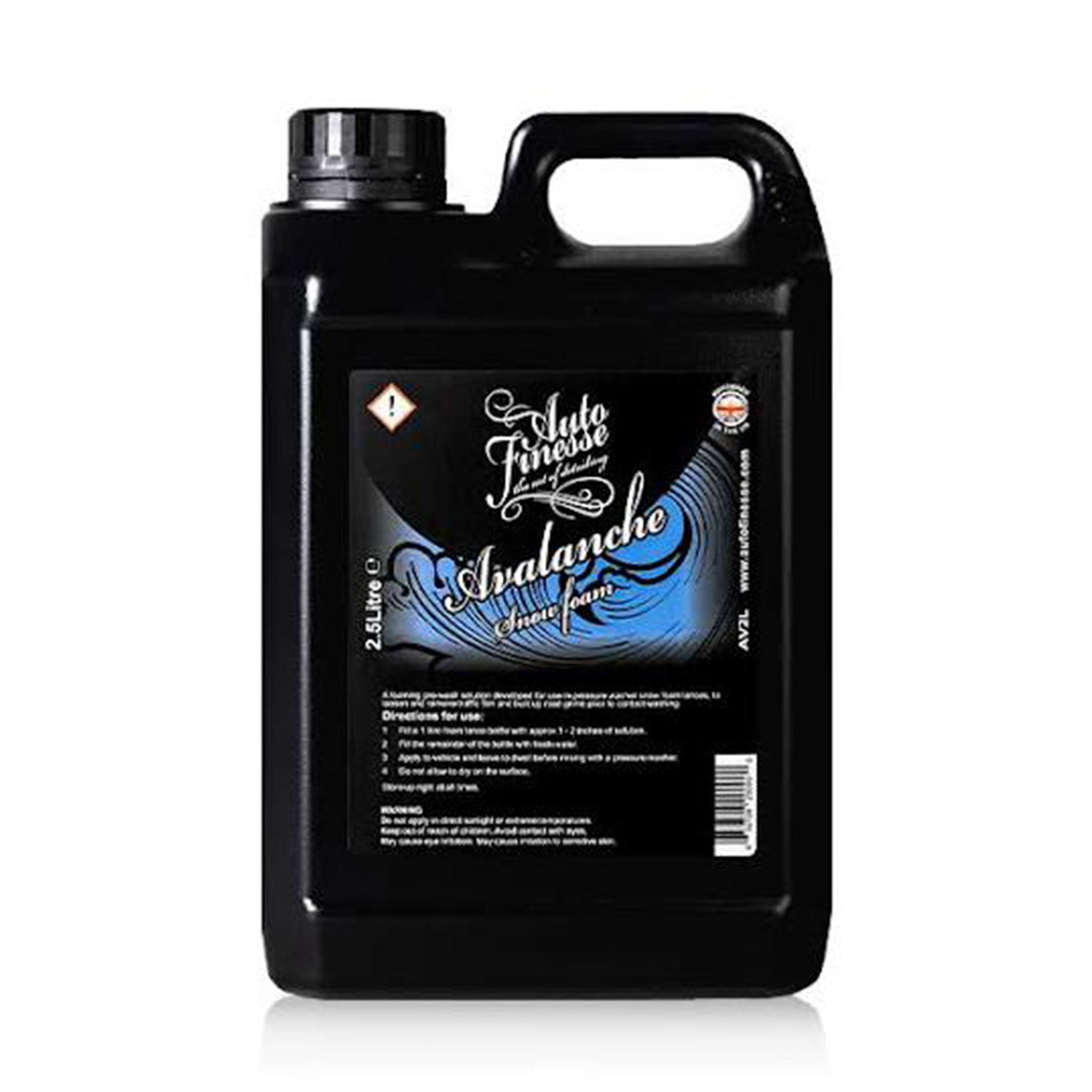 Auto Finesse Avalanche Snow Foam 2.5 Litre Bottle