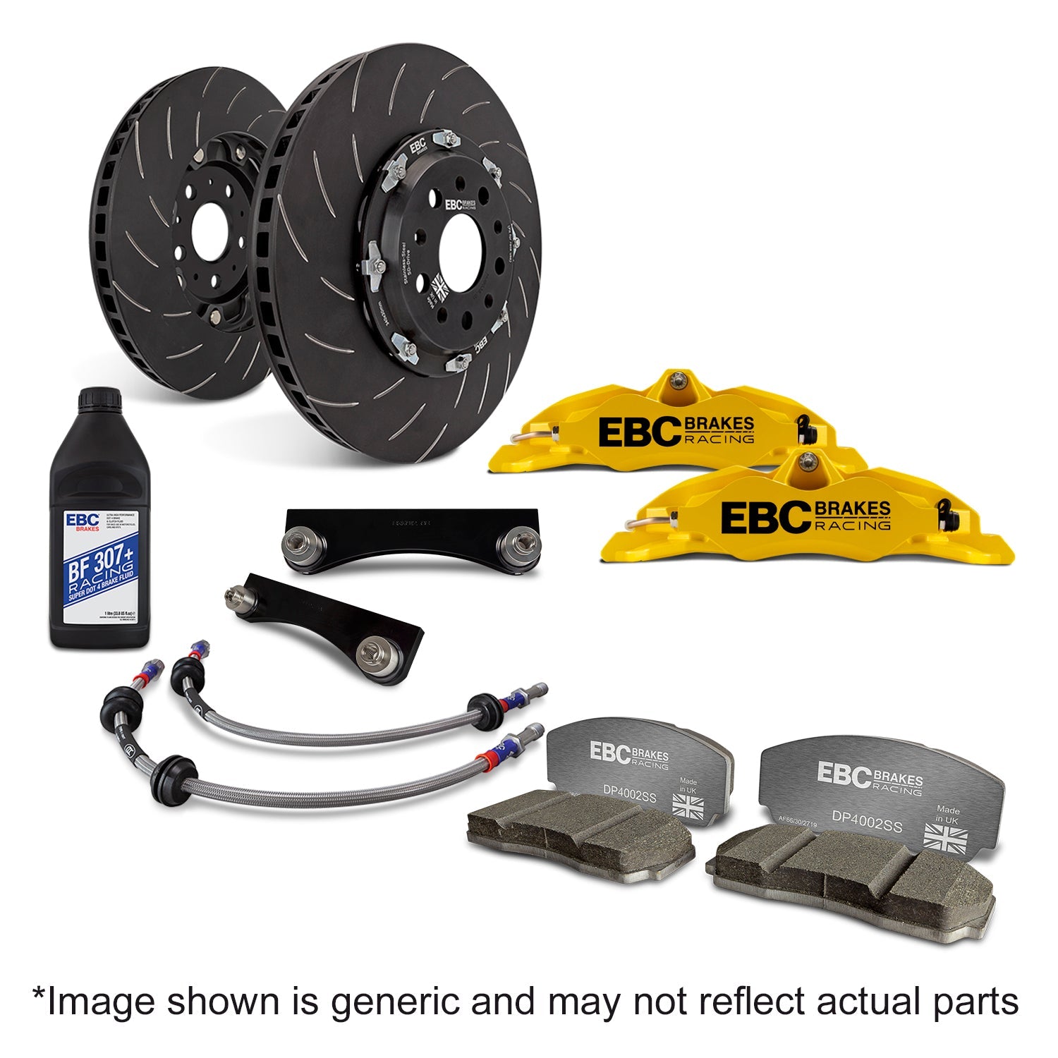 EBC Yellow 4-Pot Big Brake Kit BBK003YEL-1 for BMW M3