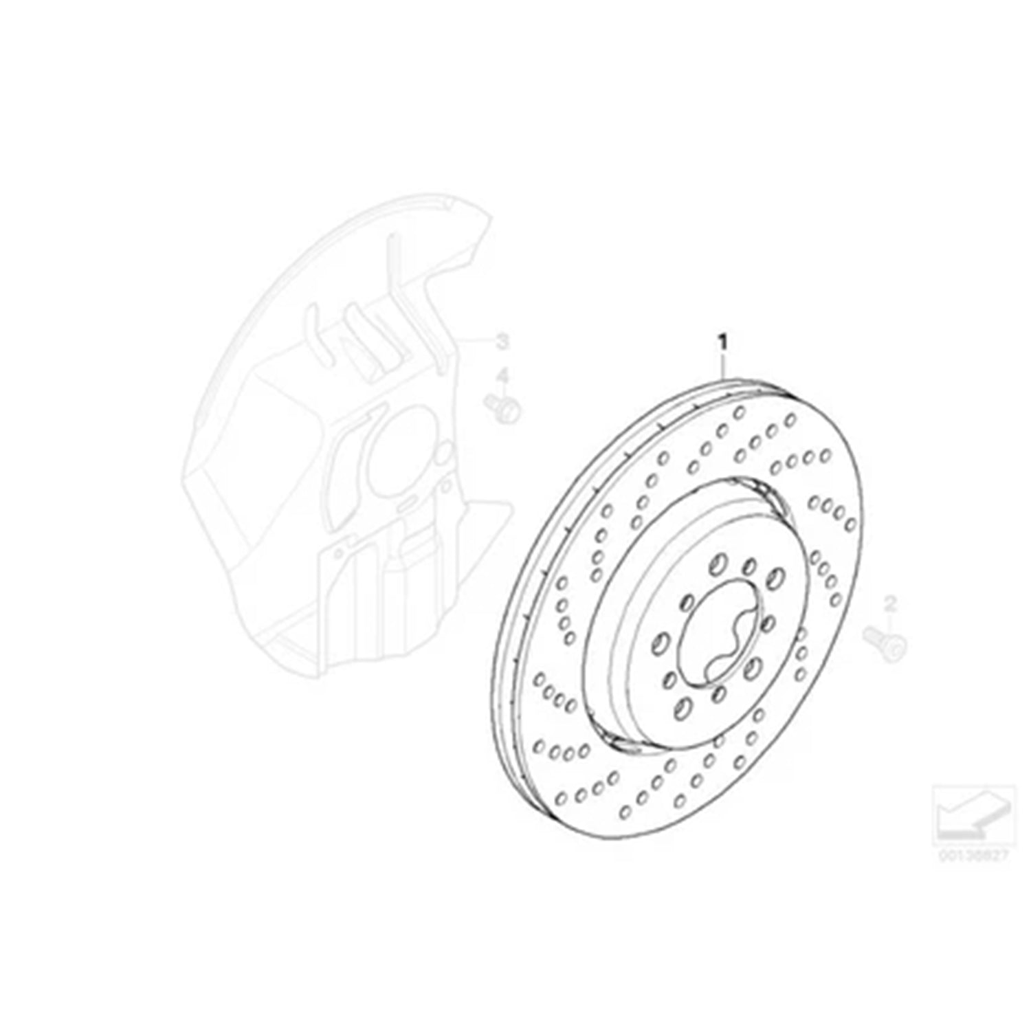 Genuine BMW OEM Front Brake Discs/Rotors Pair For BMW F10 M5 & F06/F12/F13 M6 34112284101 34112284102