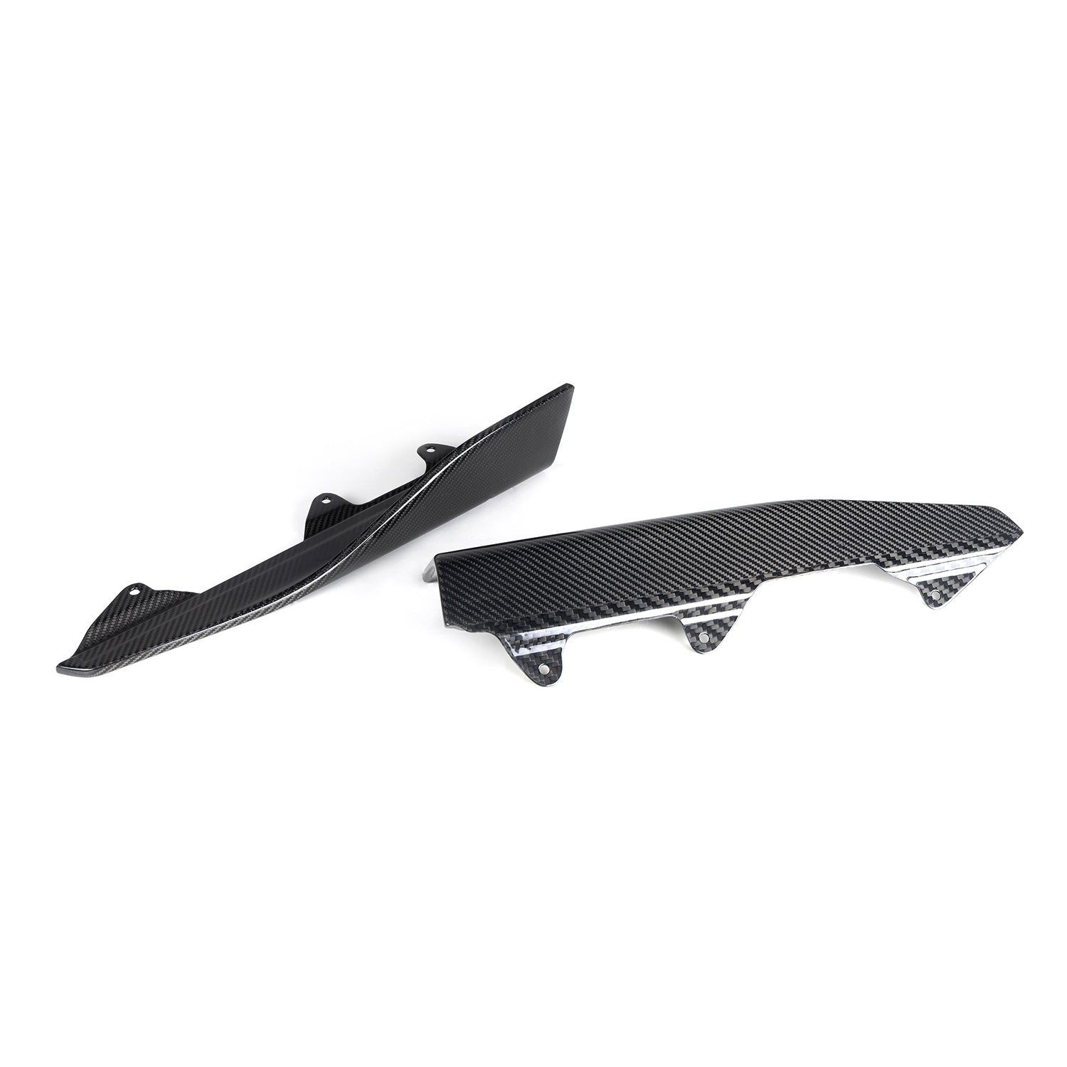 MHC+ Carbon Front Winglets For BMW F87 M2 & M2 Competition Bottom Side