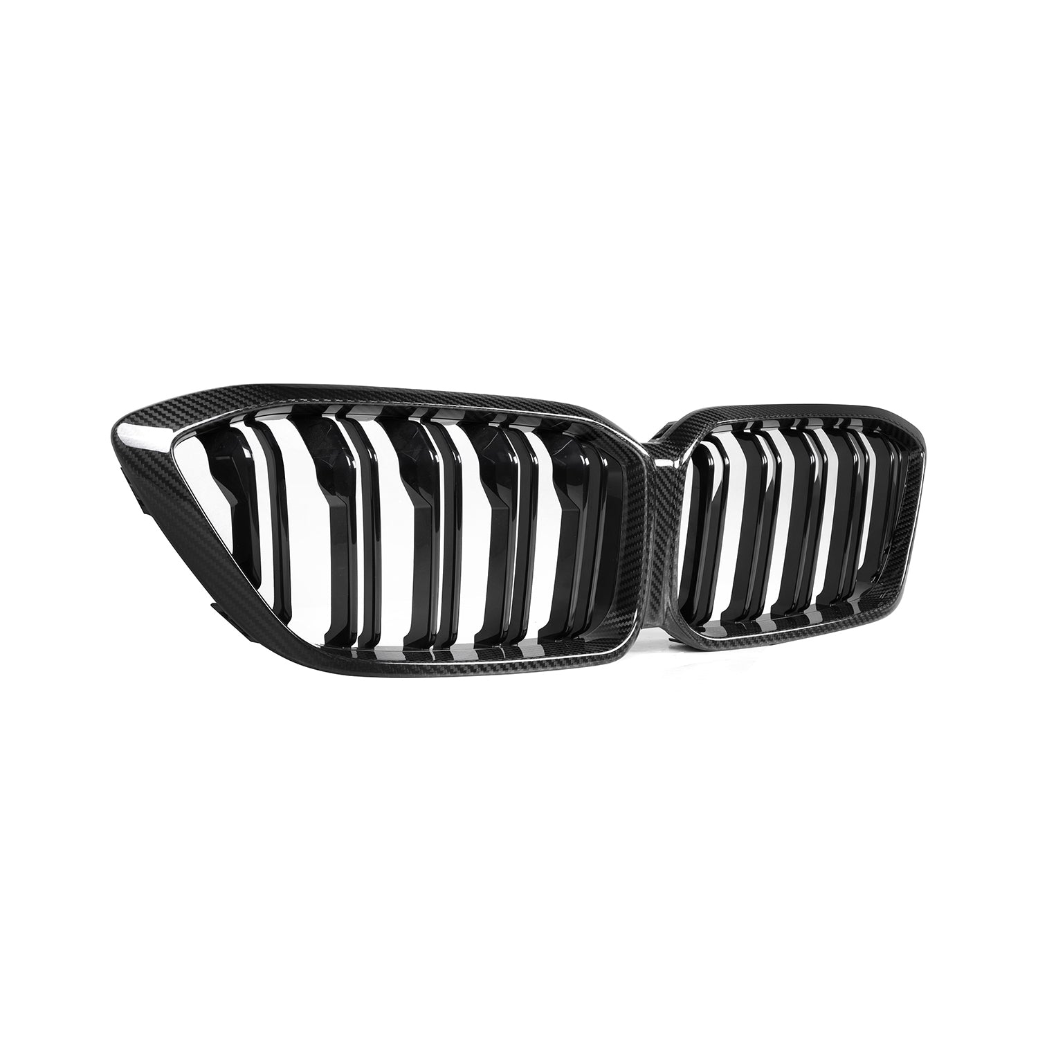 BMW F87 M2 Competition OEM+ Premium Front Grille By MHC LDN Gloss Carbon Fibre & Gloss Black