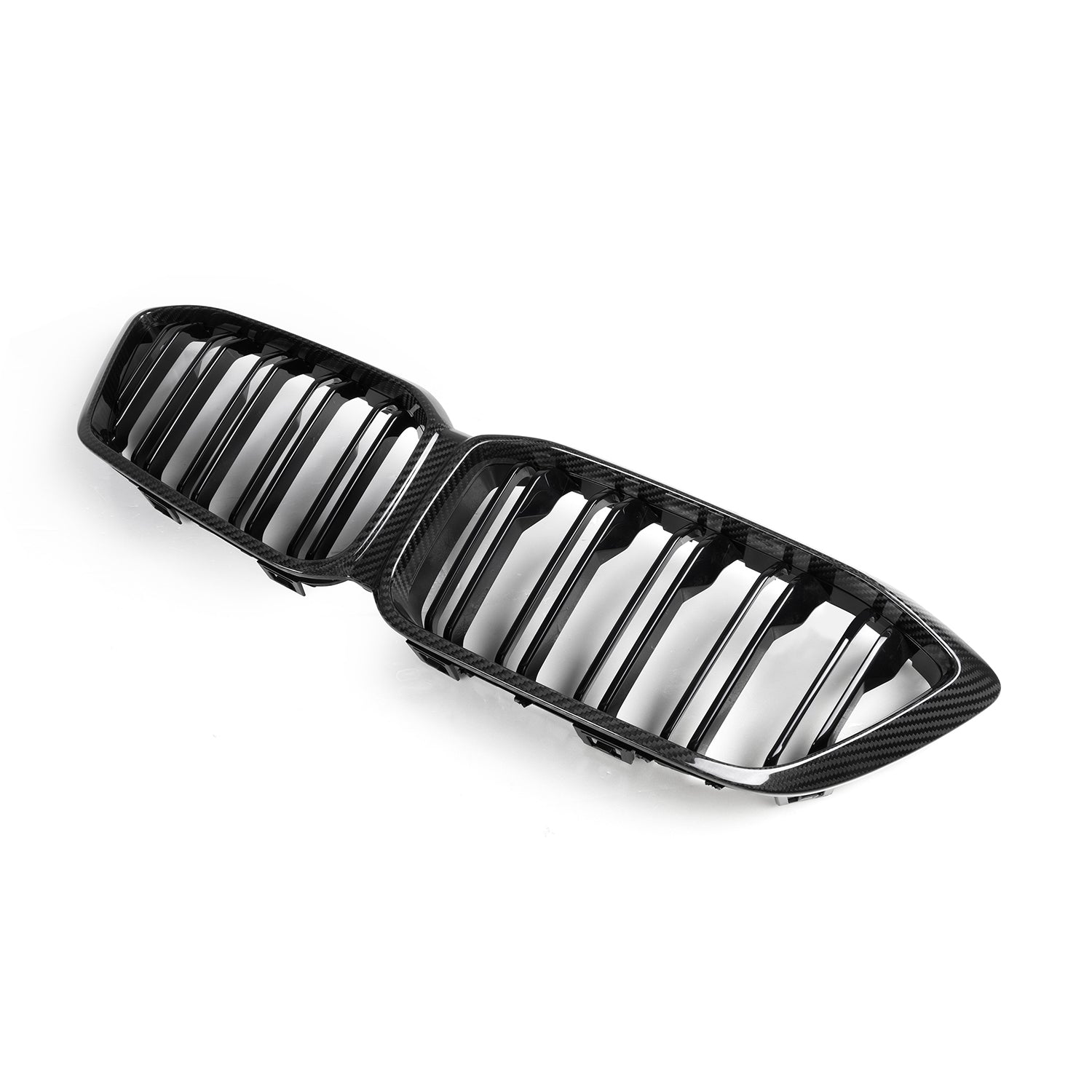 BMW F87 M2 Competition OEM+ Premium Front Grille By MHC LDN Gloss Carbon Fibre & Gloss Black