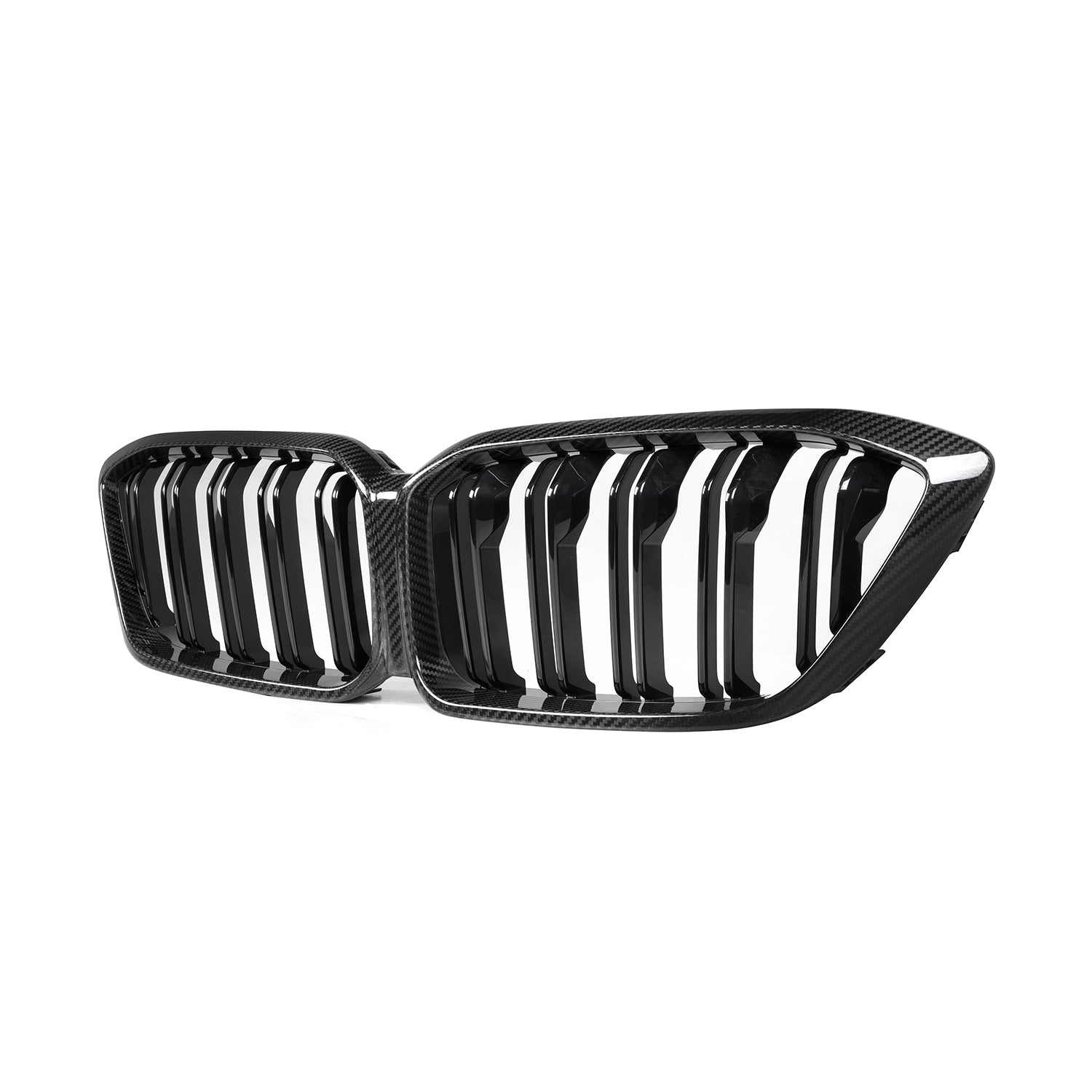BMW F87 M2 Competition OEM+ Premium Front Grille By MHC LDN Gloss Carbon Fibre & Gloss Black