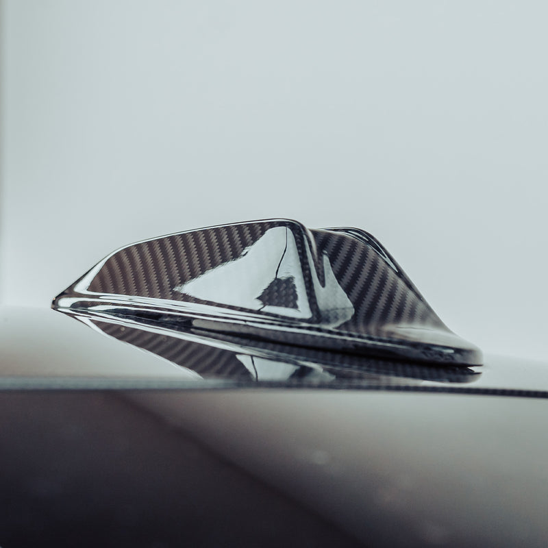 BMW Carbon Fibre Shark Fin Antenna Cover For BMW G80, G81, M3 & G20 G21 3 Series LCI By MHC LDN