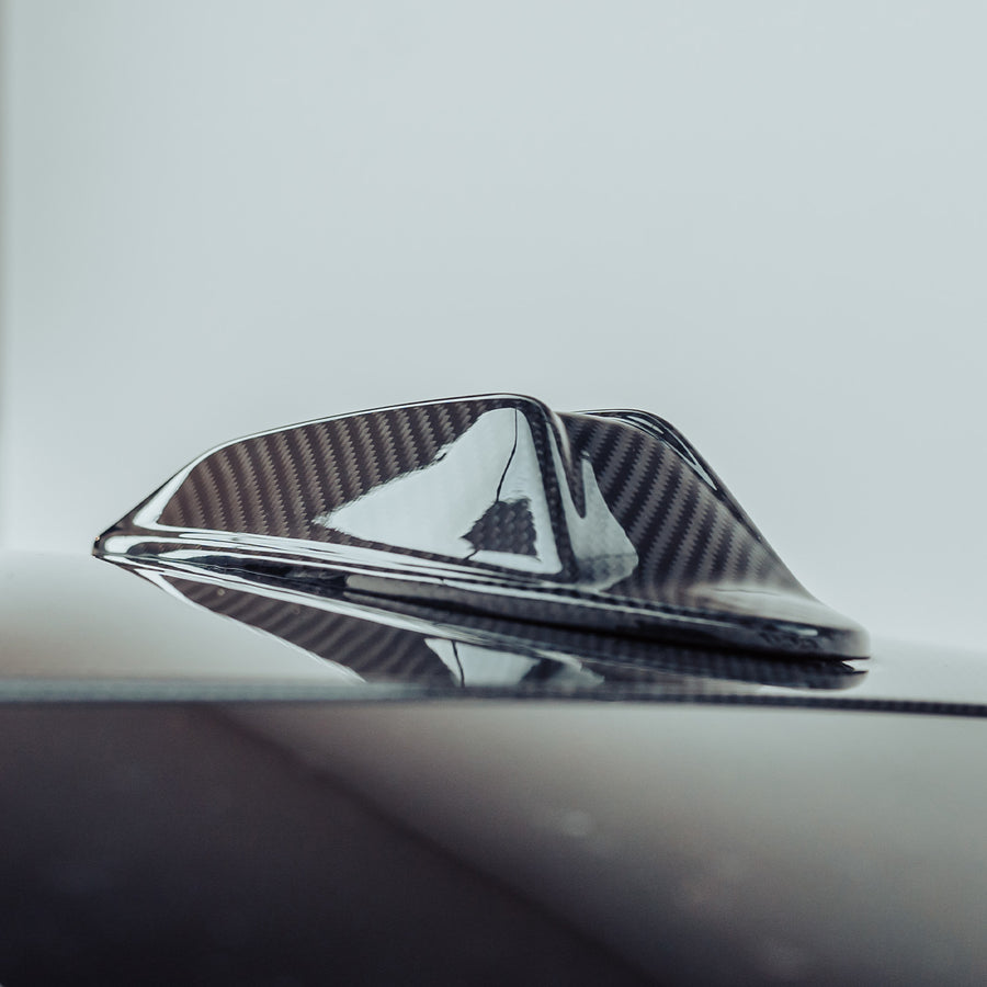 BMW Carbon Fibre Shark Fin Antenna Cover For BMW G80, G81, M3 & G20 G21 3 Series LCI By MHC LDN