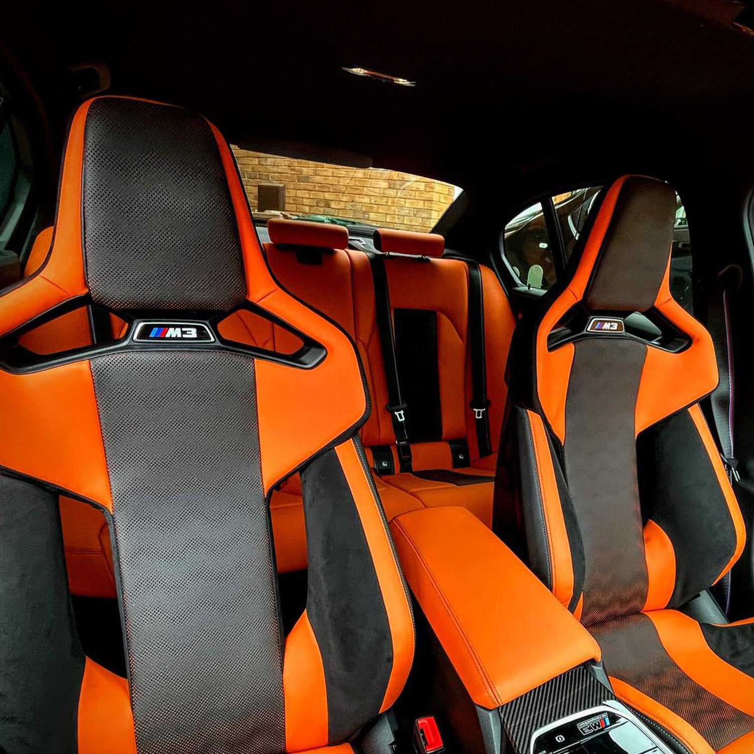 Genuine BMW G88 & G81 M3 Illuminated Interior Seat Badge Emblem 52108745043