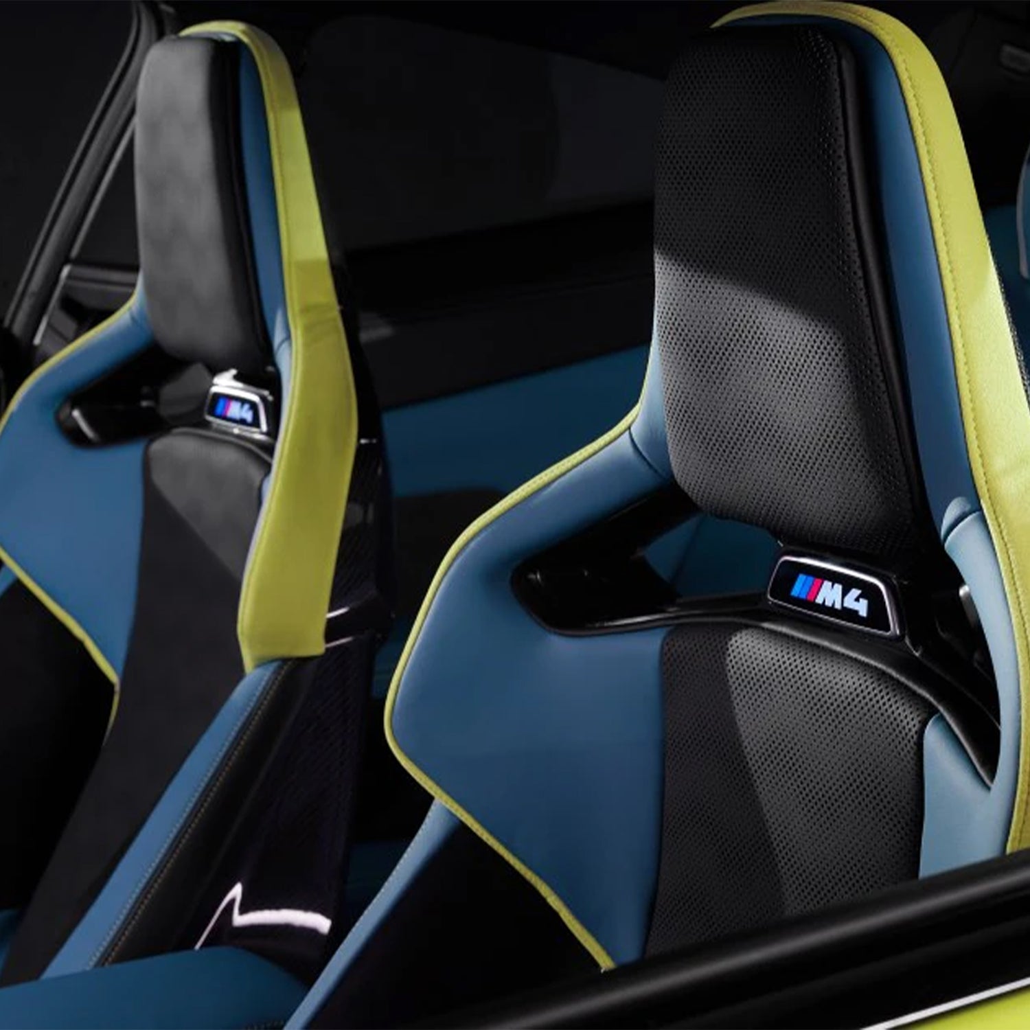 Genuine BMW G82 & G83 M4 Illuminated Interior Seat Badge Emblem 52108745044