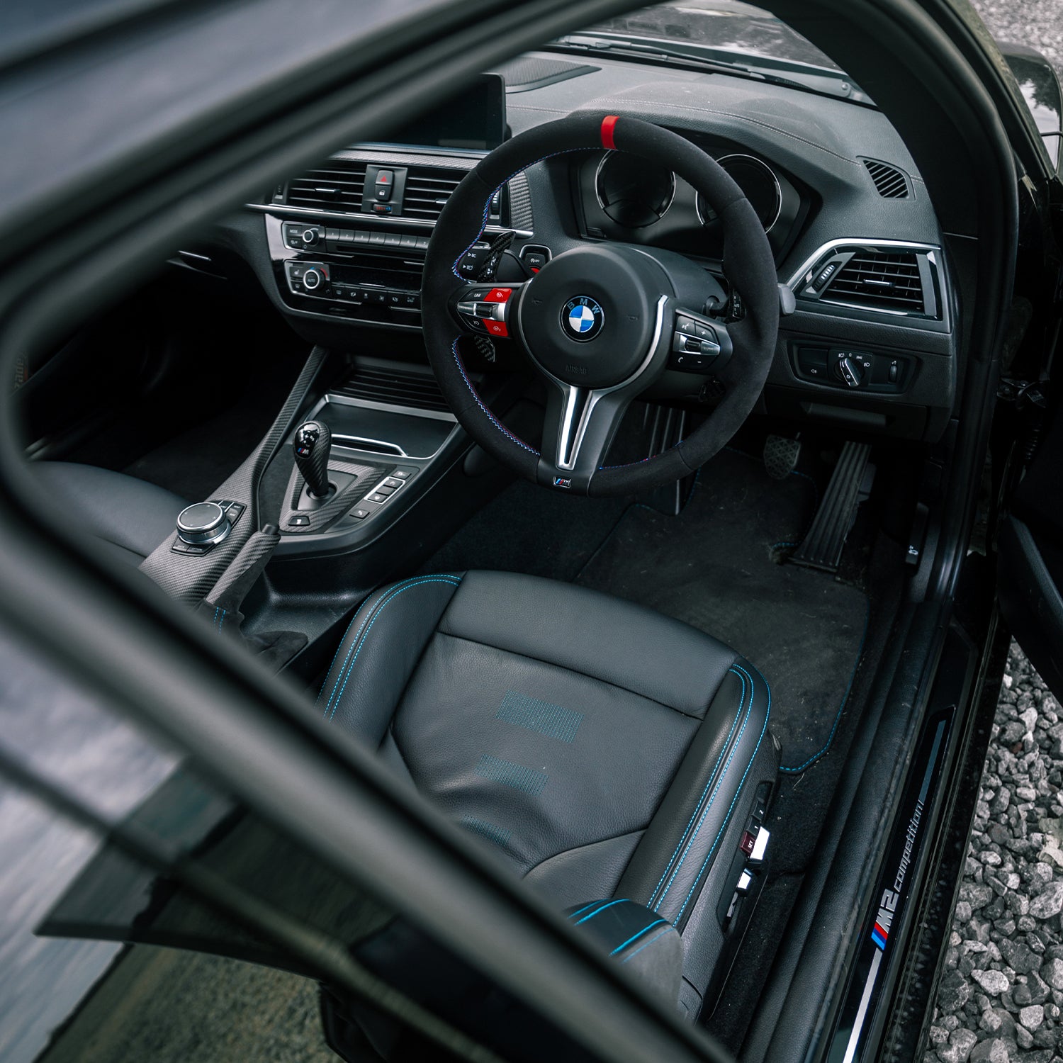 Genuine BMW M Performance BMW F87 M2 Competition Interior Trim Kit In Carbon Fibre & Alcantara 51952464126 51952464127