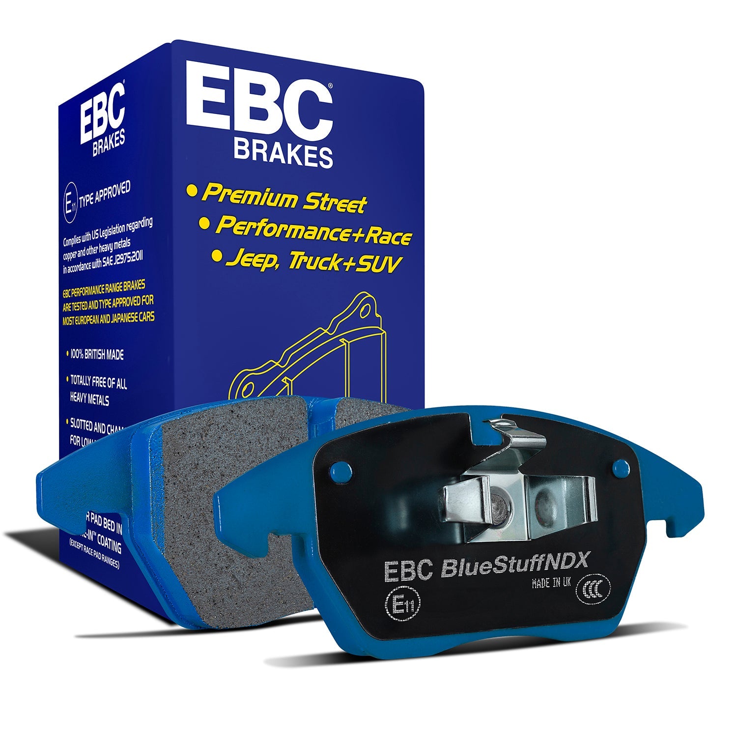 EBC Bluestuff Front Brake Pads for BMW E90-E93 3 Series, E84 X1, Z4 – Part DP51512NDX