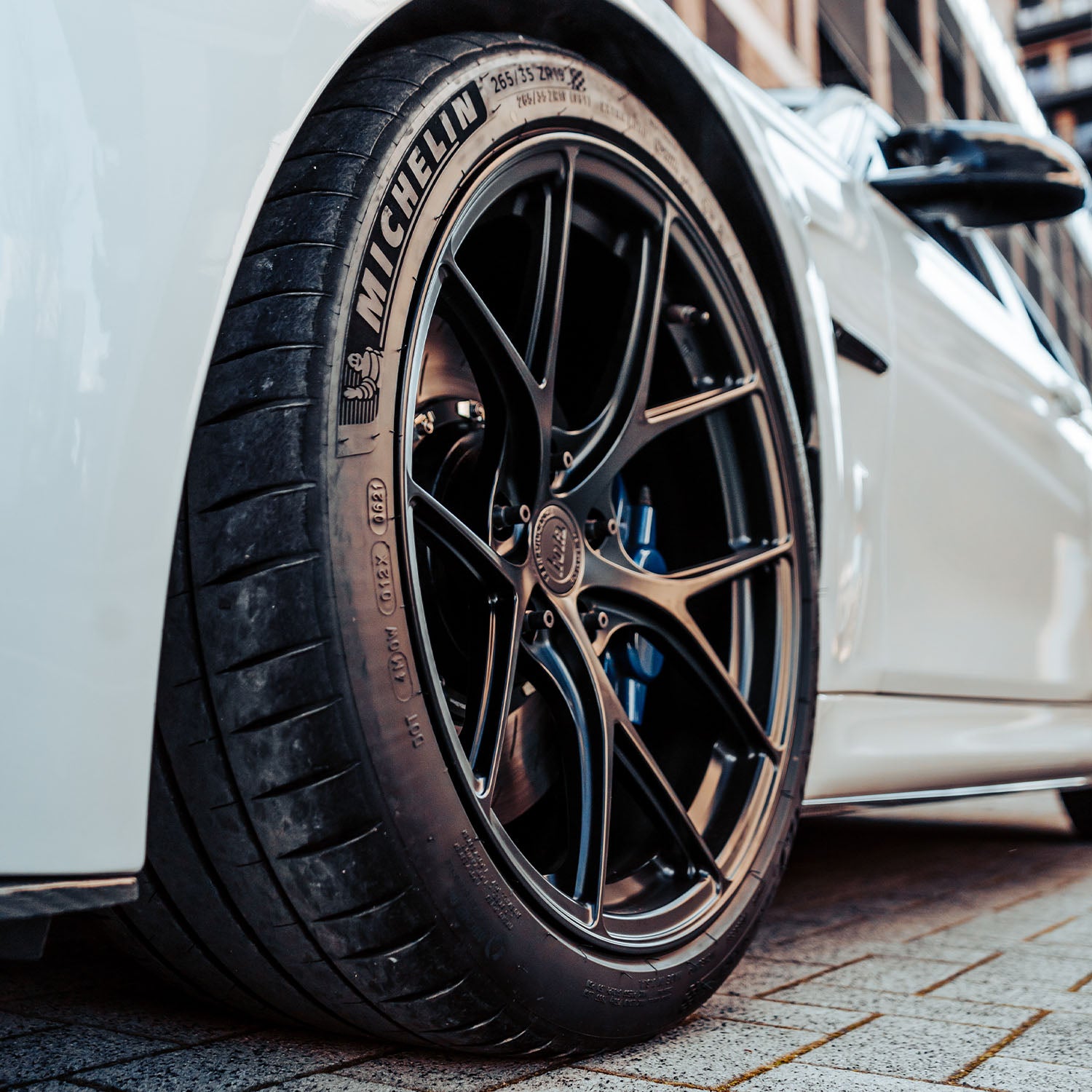 Bola FP2 19 Forged Alloy Wheels In Satin Black On BMW F80 M3