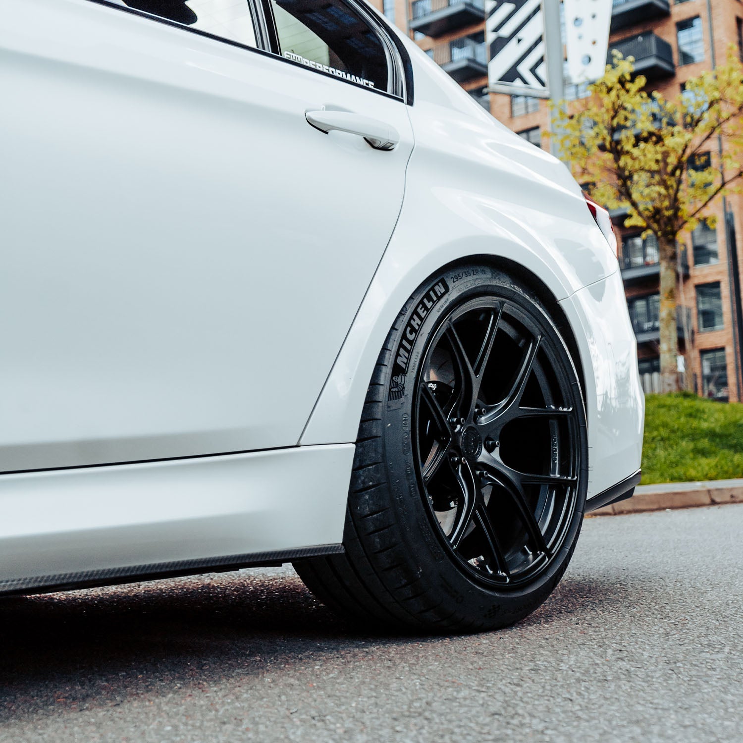 Bola FP2 19 Forged Alloy Wheels In Satin Black On BMW F80 M3