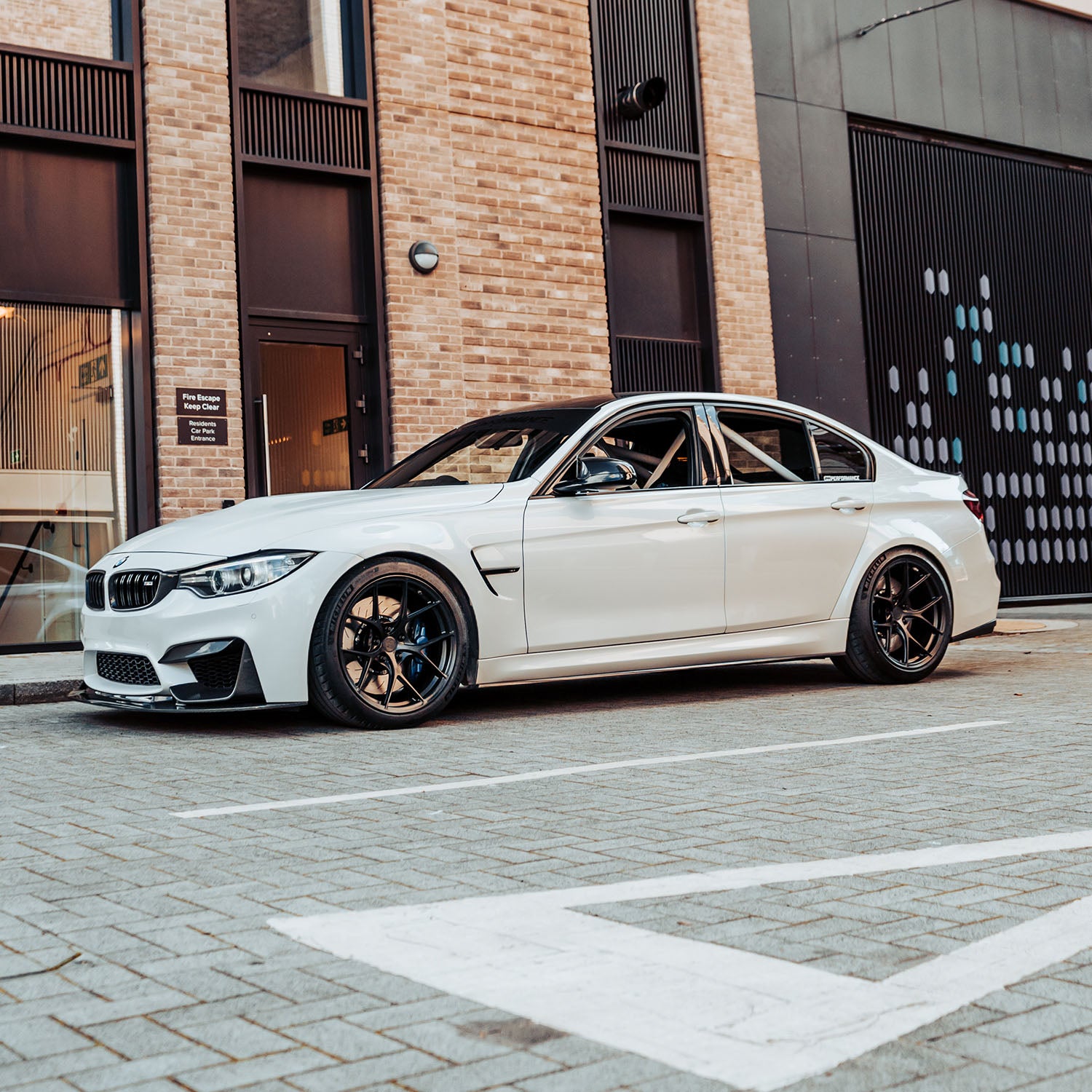 Bola FP2 19 Forged Alloy Wheels In Satin Black On BMW F80 M3