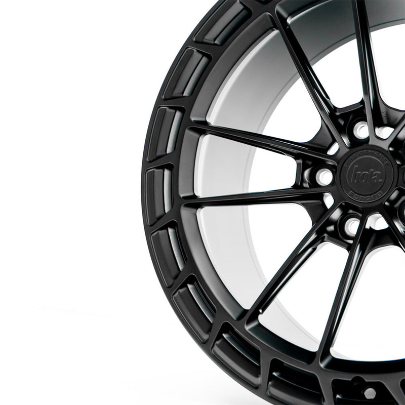 Bola FP3 19" Forged Alloy Wheels In Satin Black - Wider Rear