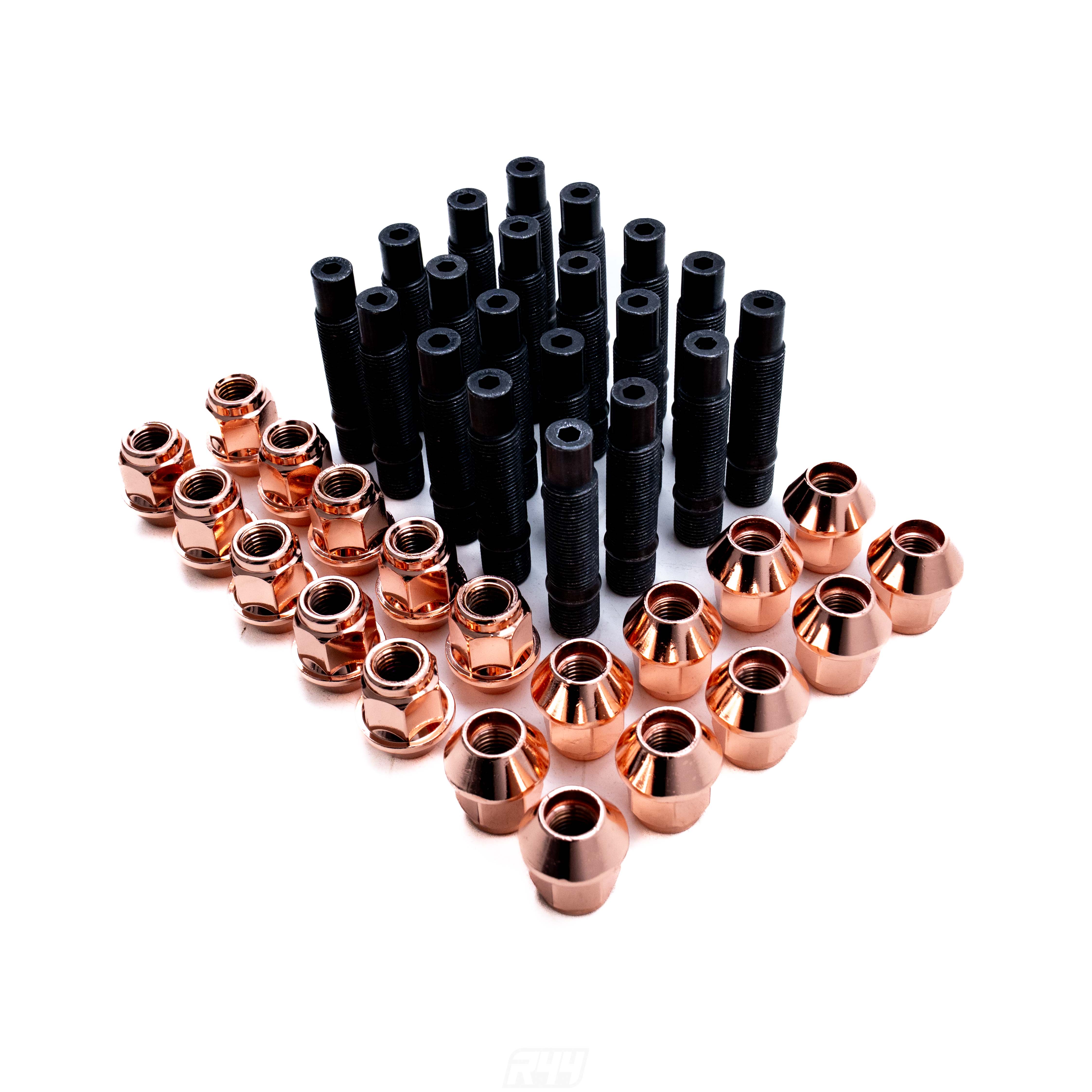 Bimecc F & G Series M14x1.25 Wheel Stud & Nut Conversion Kit (incl A90 Supra)