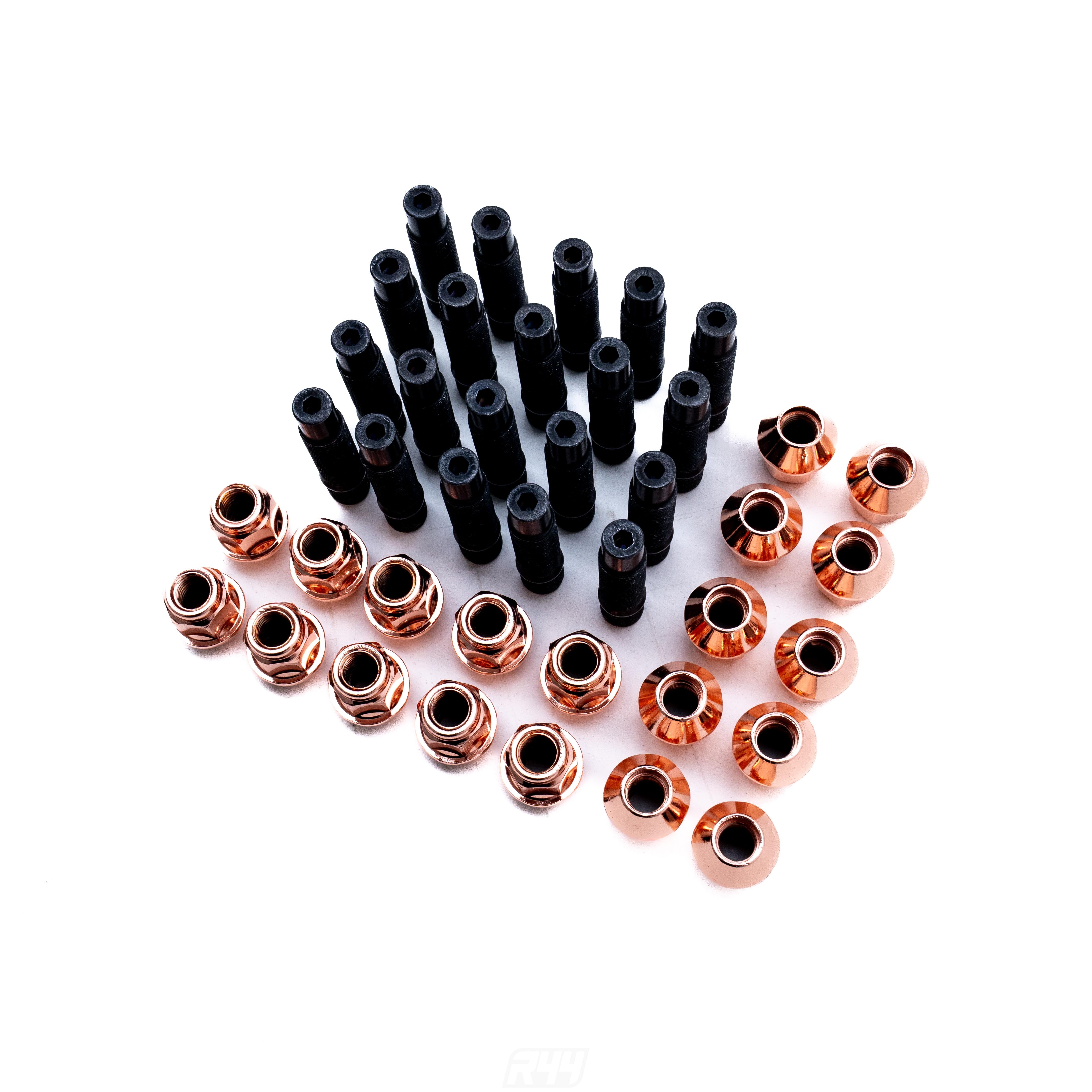 Bimecc F & G Series M14x1.25 Wheel Stud & Nut Conversion Kit (incl A90 Supra)