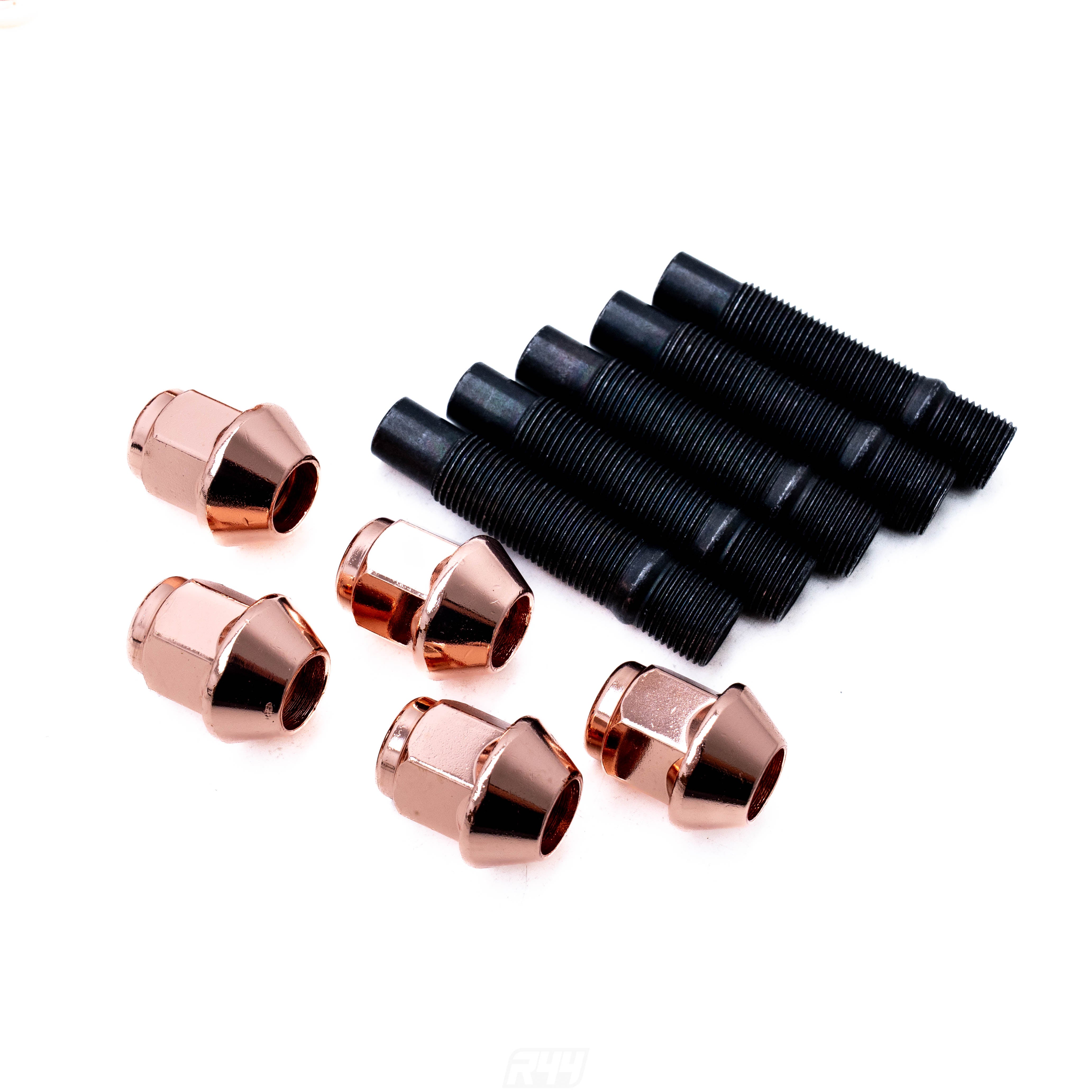 Bimecc F & G Series M14x1.25 Wheel Stud & Nut Conversion Kit (incl A90 Supra)