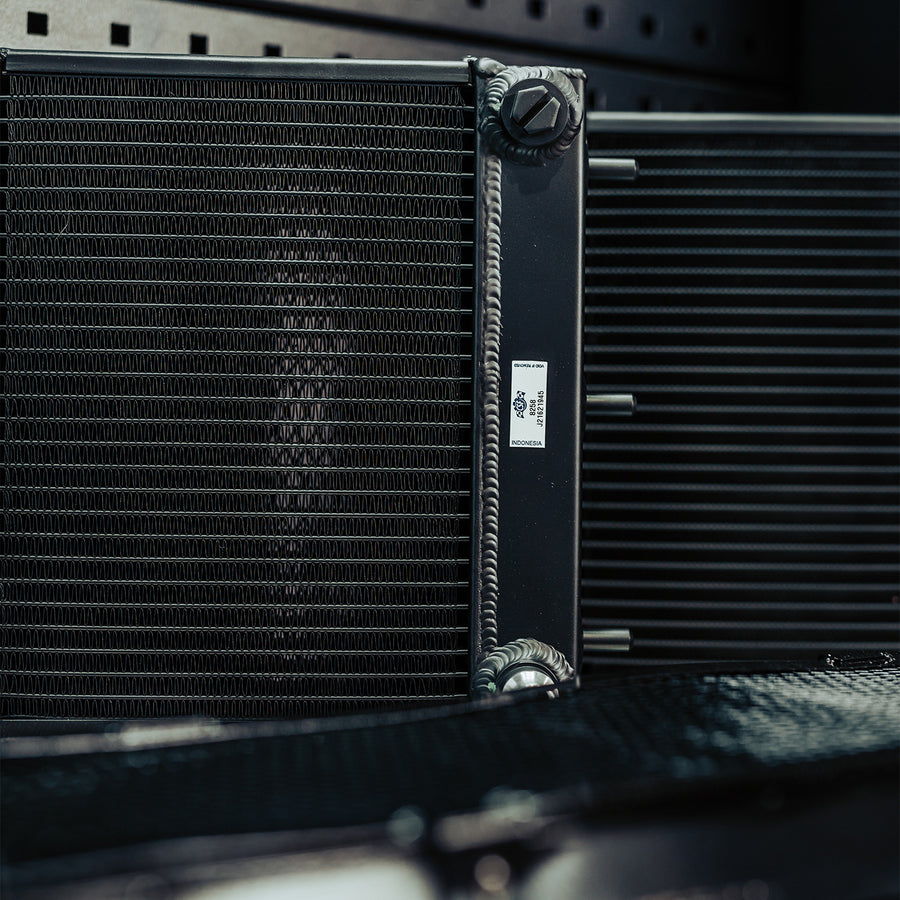 CSF Auxiliary Radiators for the BMW F80 M3, F82 M4 & F87 M2 Competition with the S55 engine. Part Number: 8258