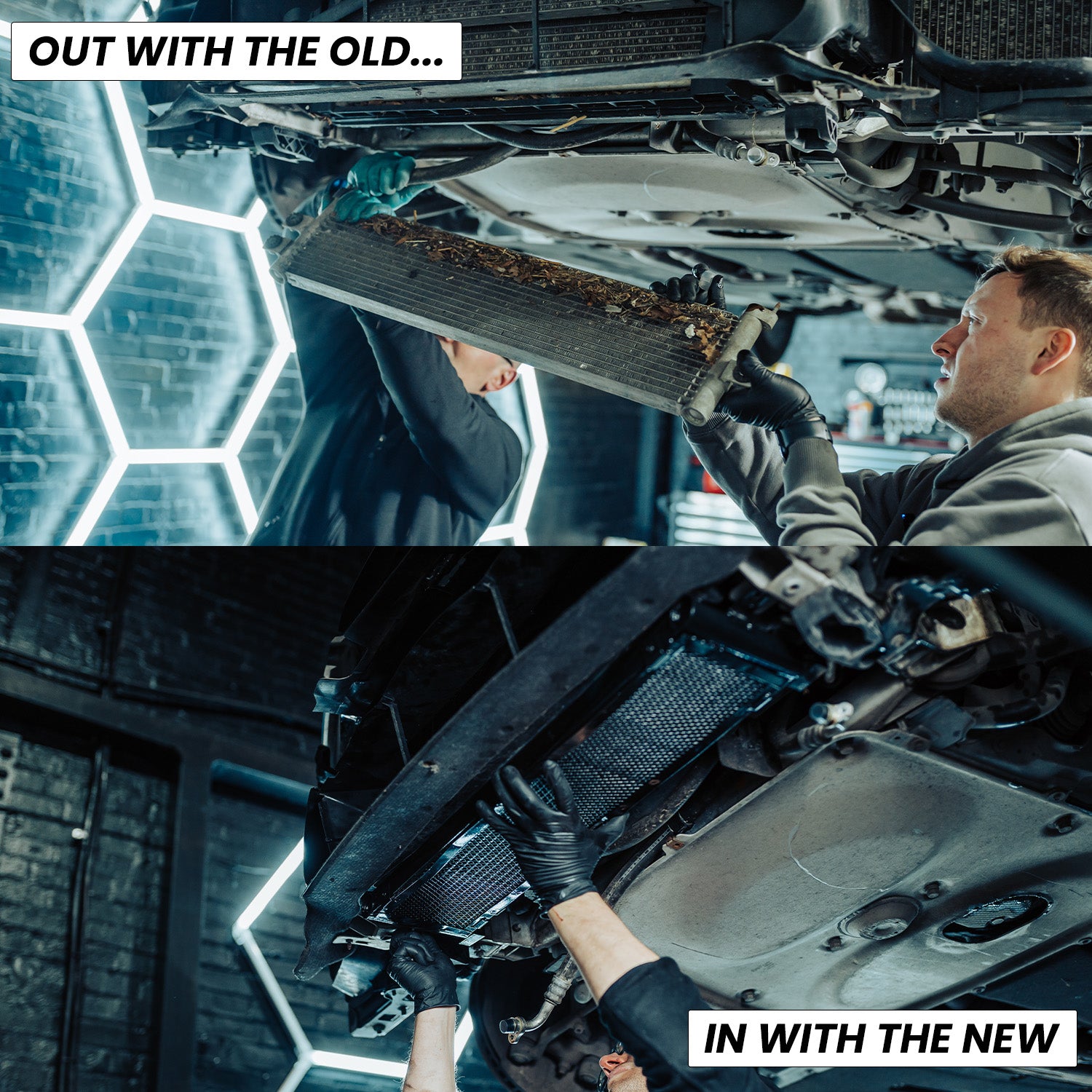 CSF Radiators BMW S55 Engine Oil Cooler 8220 F87 M2 Competition, F80 M3 & F82 M4 Before & After